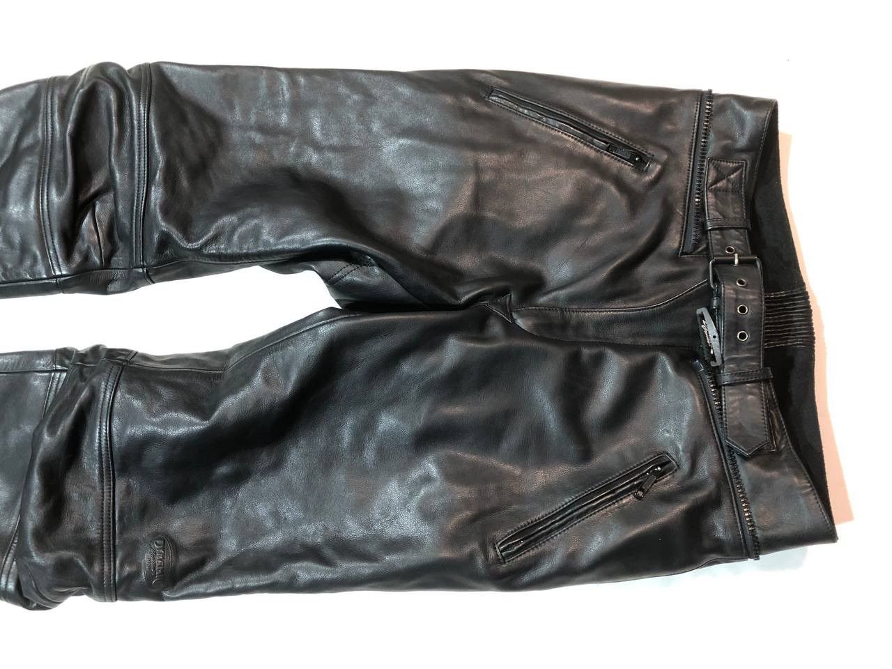 Vintage MQP Dynamic Vintage Racing Moto Leather Pants Size US 35 - 4 Thumbnail