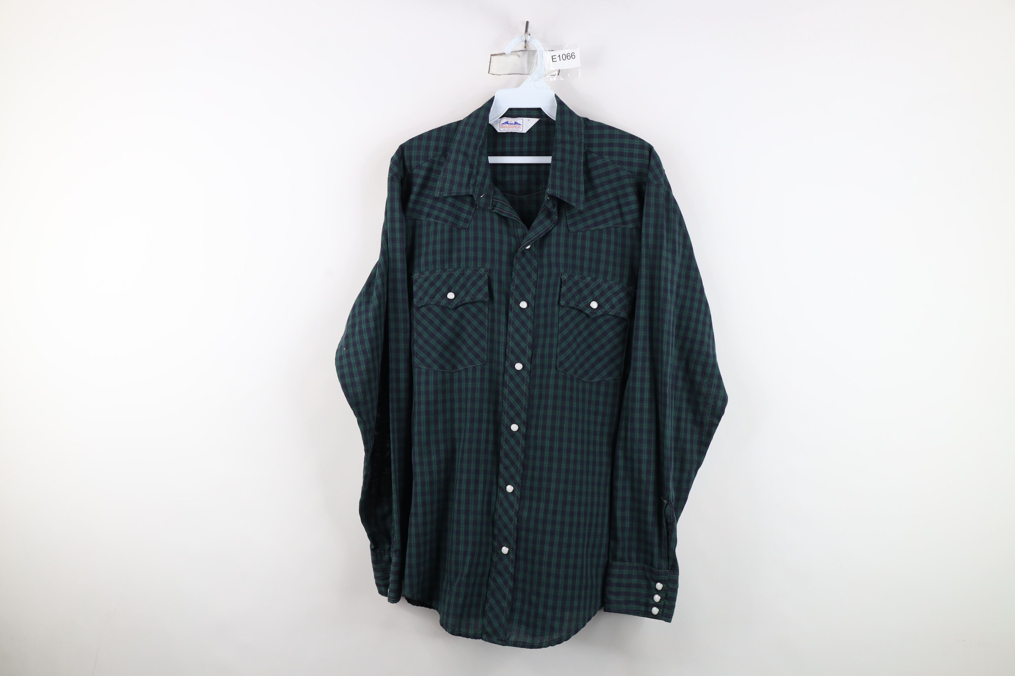 FiveBrother Vintage 70s Five Brother Cowboy Snap Button Shirt USA Size US L / EU 52-54 / 3 - 1 Thumbnail