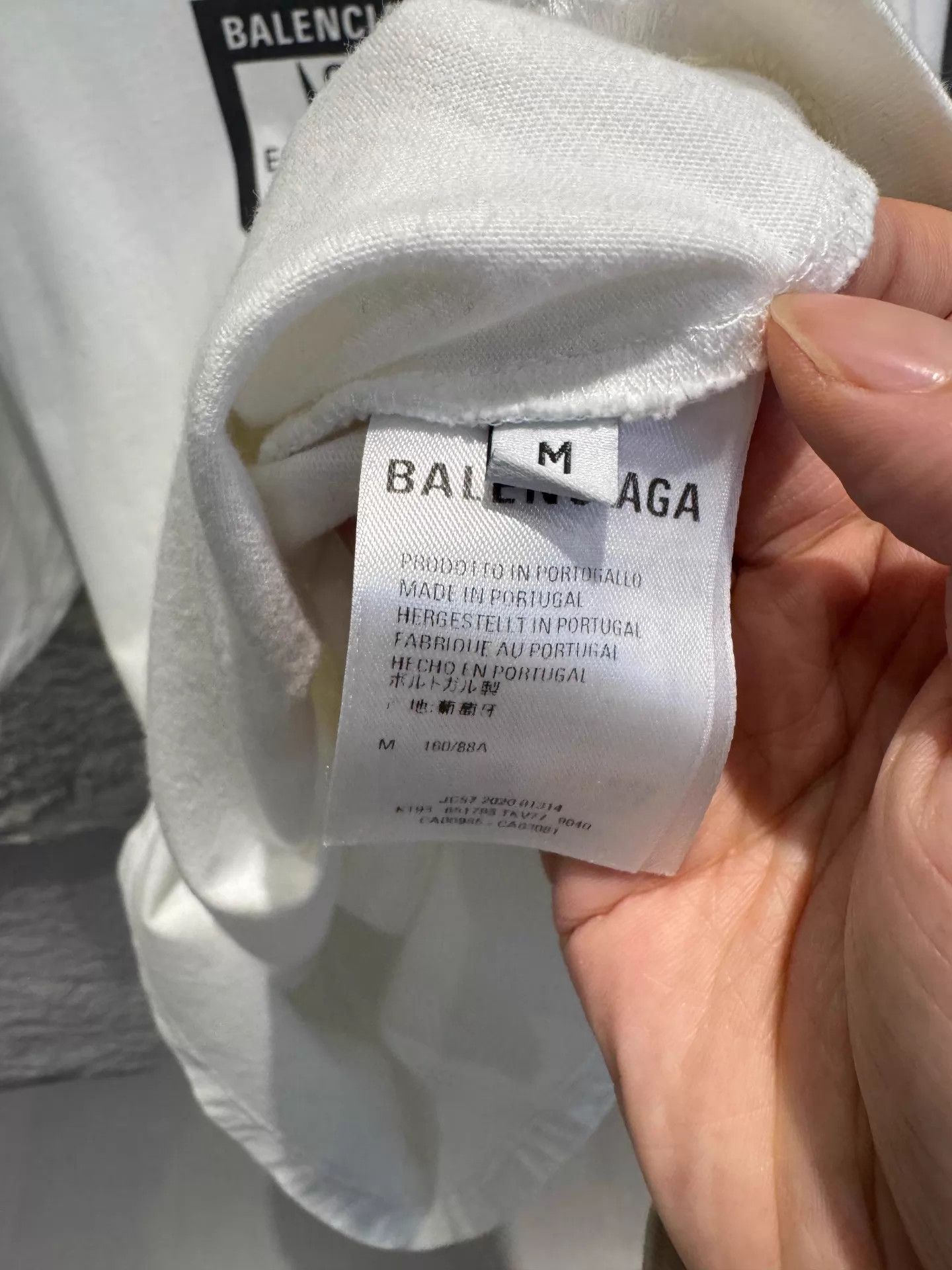 Balenciaga Balenciaga Scissor Logo UNIFIT T-Shirt M Size US M / EU 48-50 / 2 - 3 Thumbnail