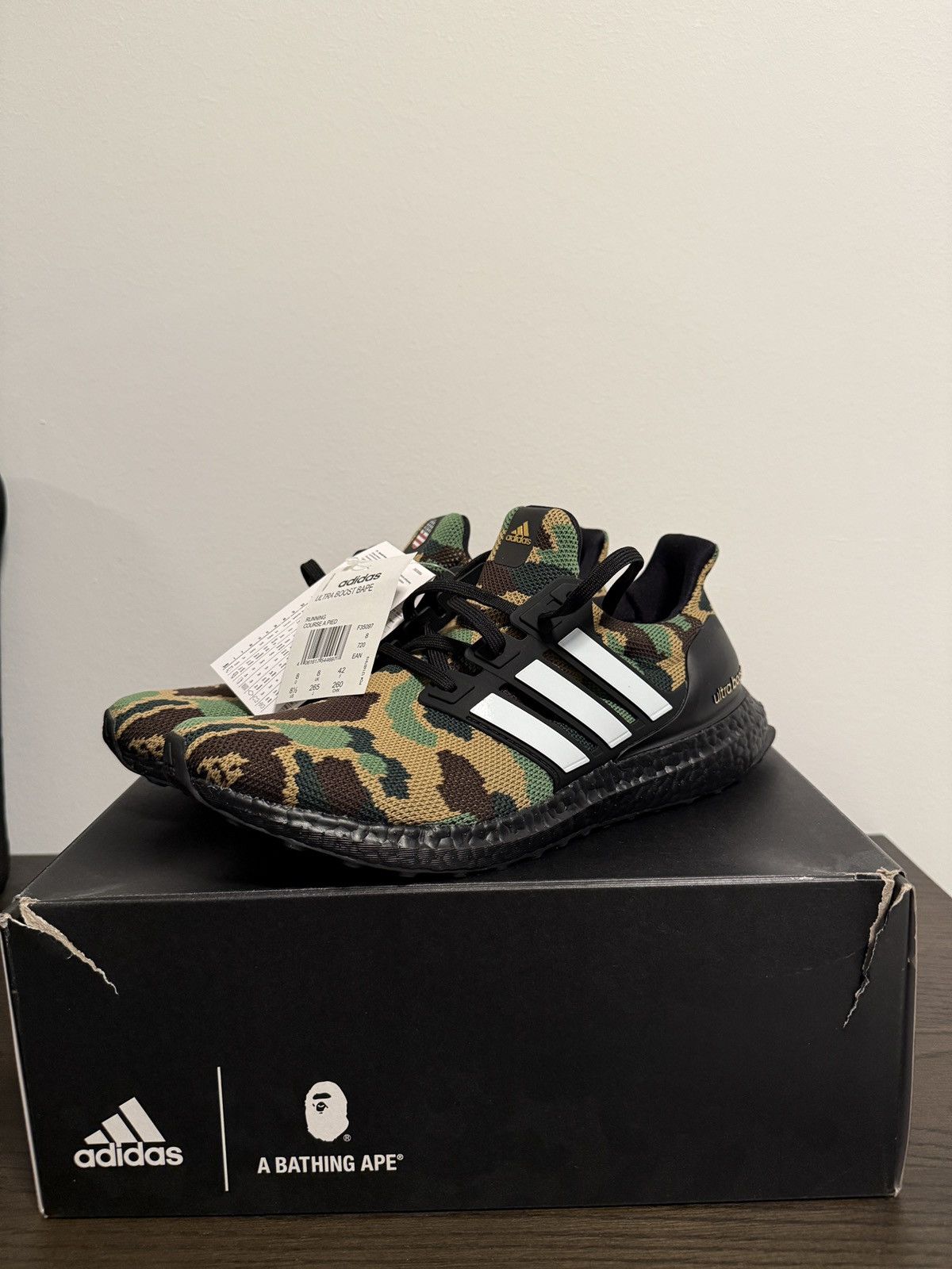 Adidas × Bape Adidas x Bape ULTRABOOST 4.0 Size US 8.5 / EU 41-42 - 1 Thumbnail