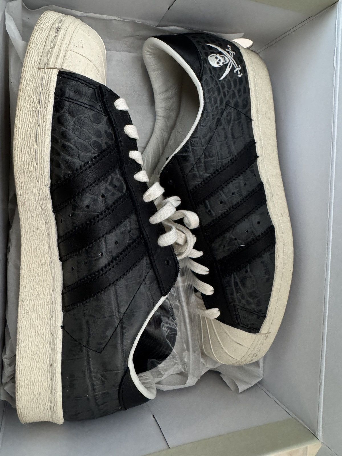 Adidas × Neighborhood adidas Superstar 80s Neighborhood NBHD Size US 8.5 / EU 41-42 - 3 Thumbnail