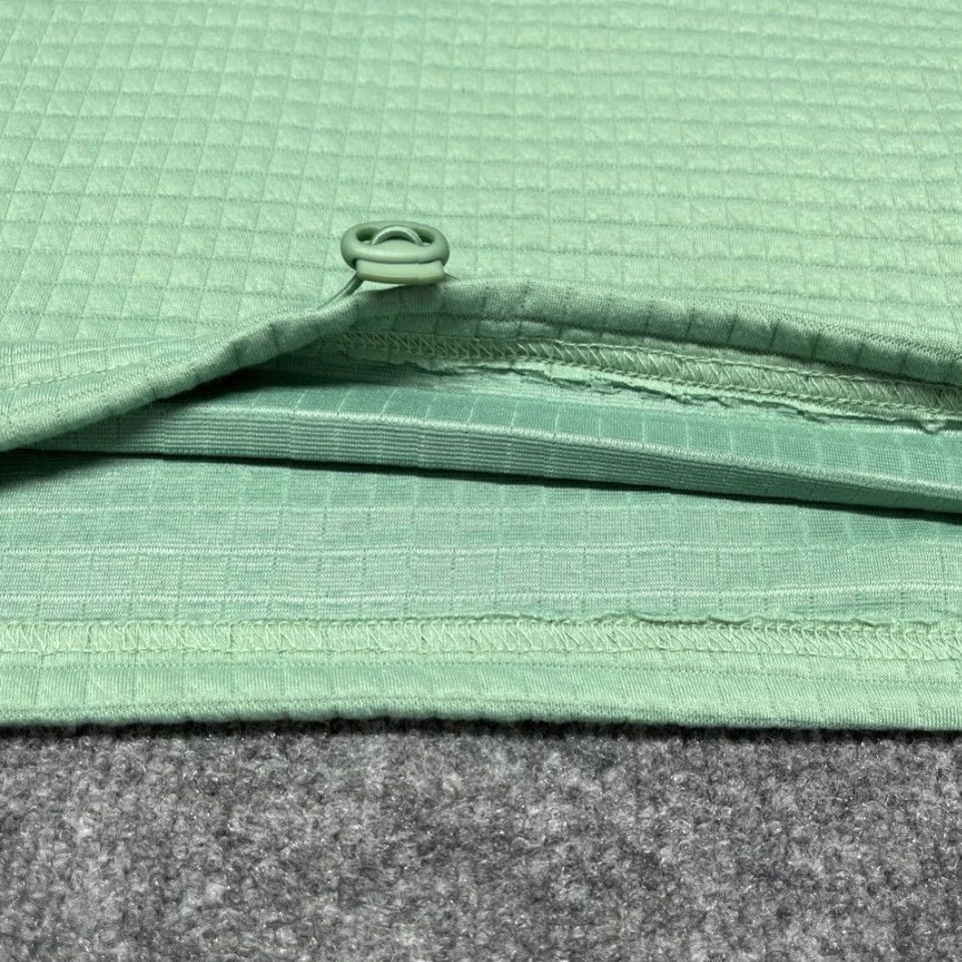 Vintage Rue21 Cropped Sweatshirt Womens M Green Long Sleeve Quilted Bungee Toggle New Size M / US 6-8 / IT 42-44 - 5 Thumbnail