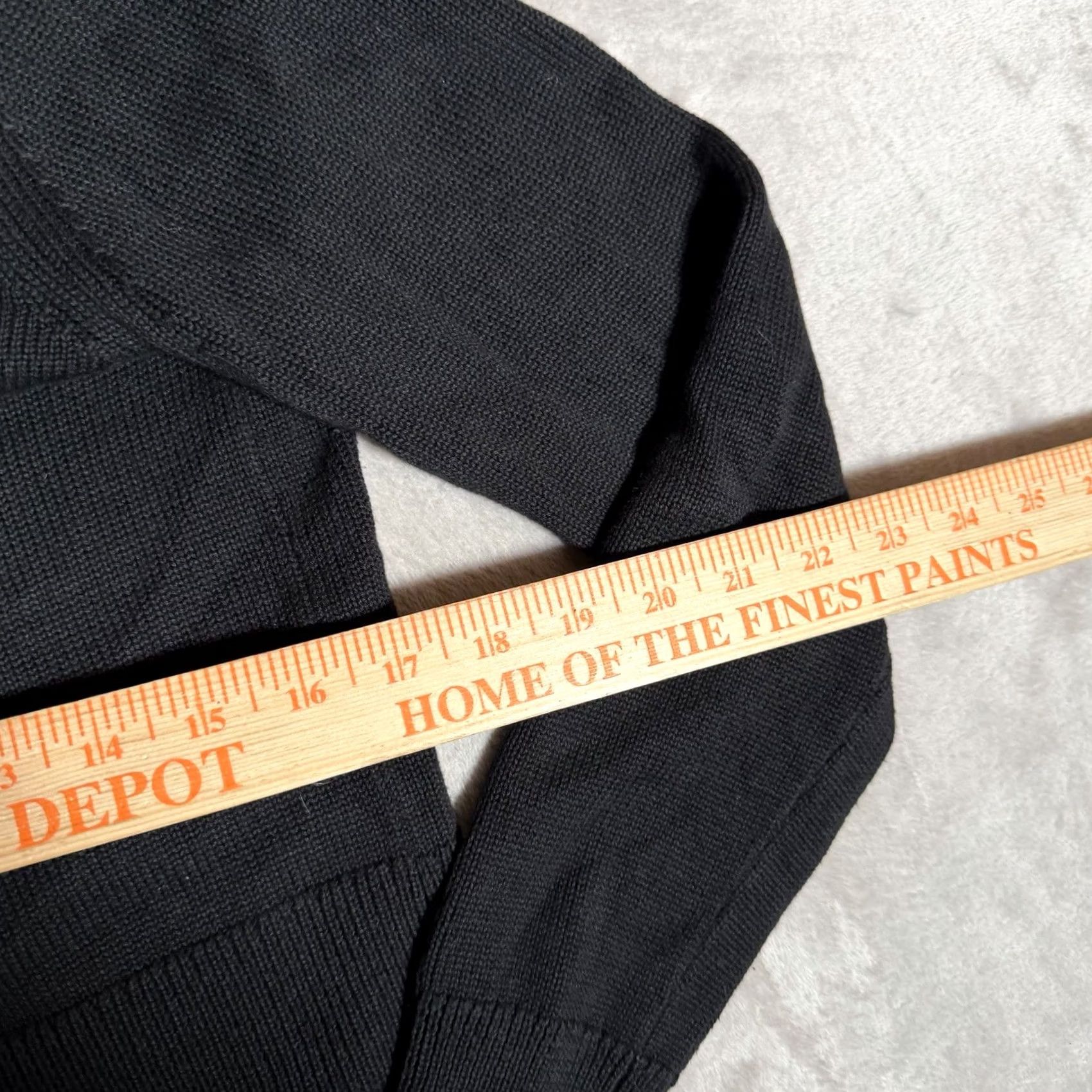 Banana Republic Banana Republic Cardigan Womens XS Black Ribbed Knit Button Up Sweater Size XS / US 0-2 / IT 36-38 - 5 Thumbnail