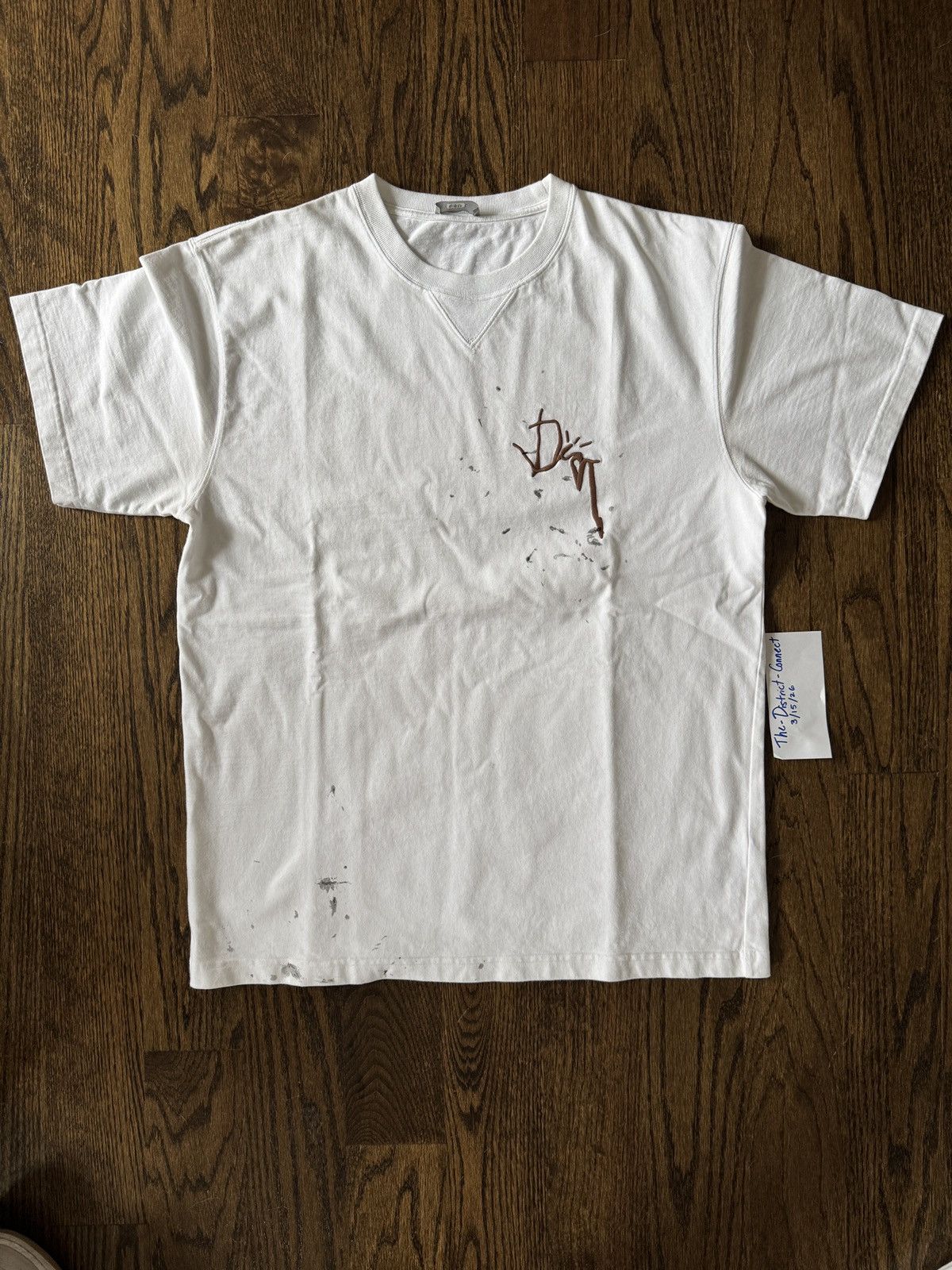 Dior × Travis Scott Oversized White T-Shirt Dior x Travis Scott Size US XXL / EU 58 / 5 - 1 Thumbnail