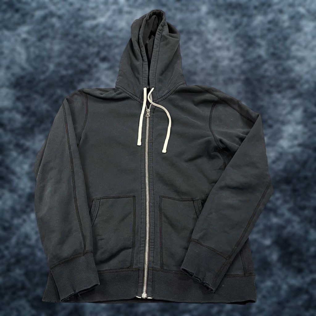 Reigning Champ VINTAGE Reigning Champ Hoodie Mens Small Black Full Zip Heavy 100% Cotton Sweatshirt Logo Size US S / EU 44-46 / 1 - 1 Thumbnail