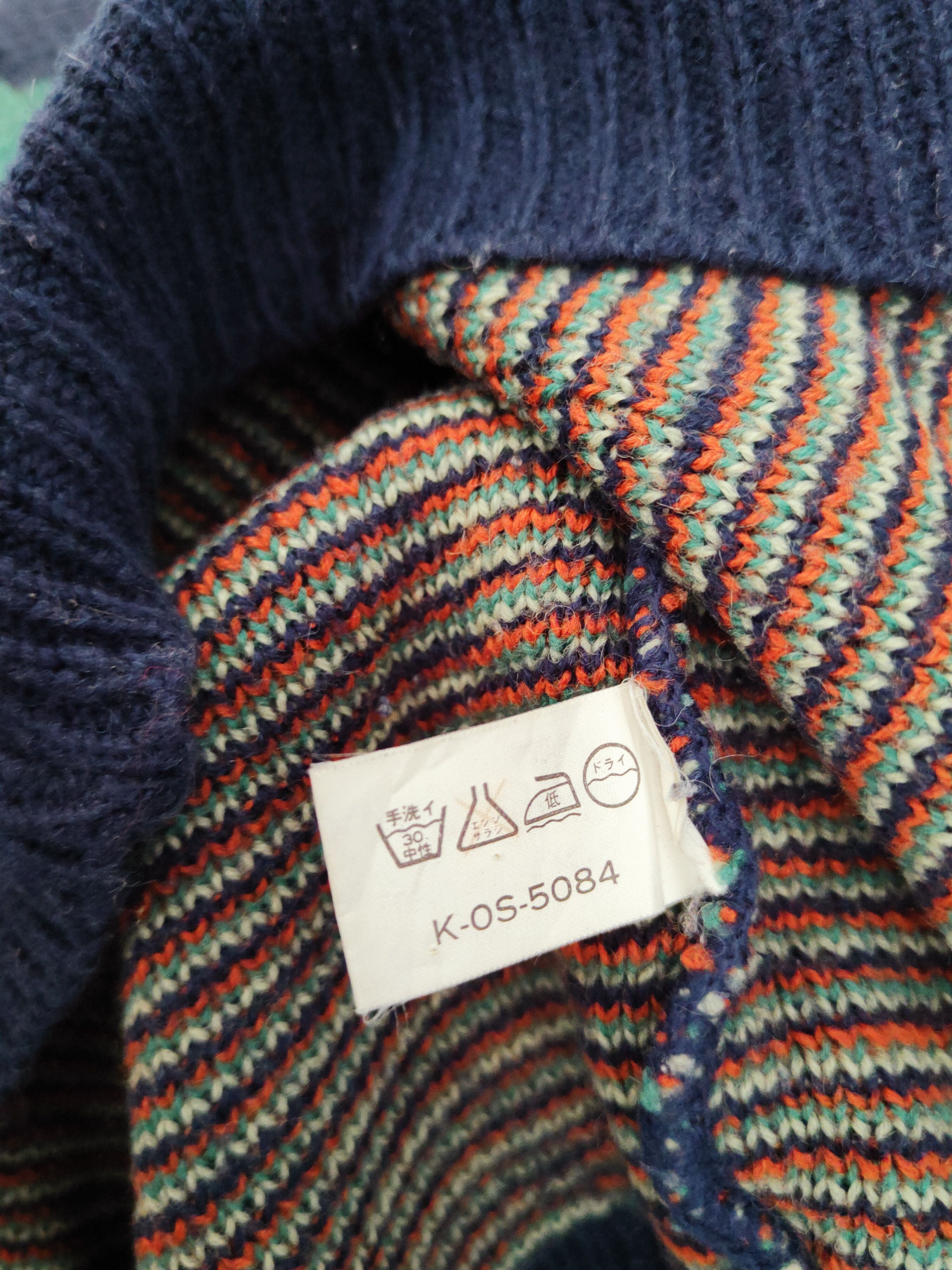 Homespun Knitwear DL Carlo Farini Dark Blue Knitwear vintage Sweatshirts #W042 Size US M / EU 48-50 / 2 - 10 Thumbnail