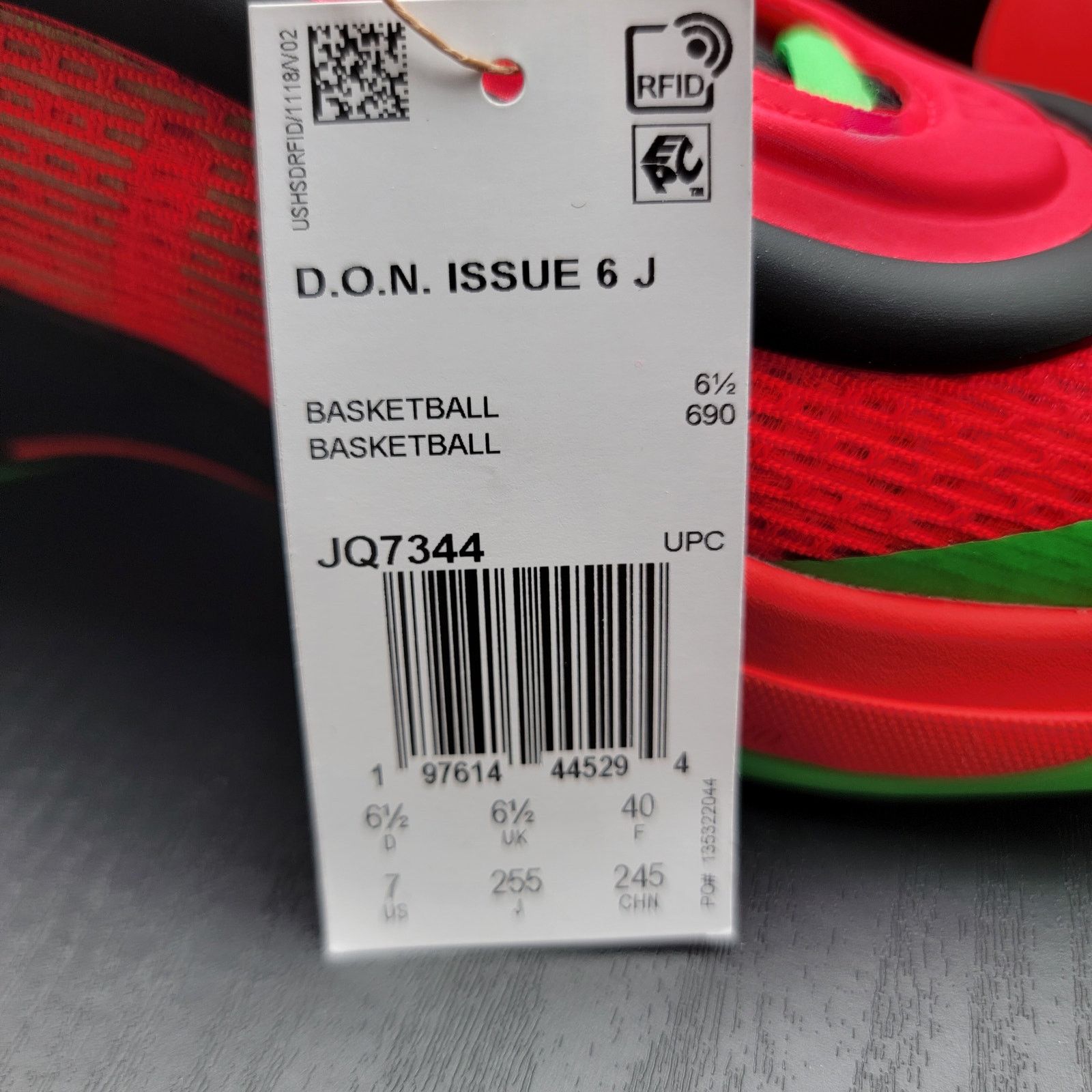 Adidas Adidas D.O.N. Issue #6 J 'Big Apple' Red Green - Size 7 Size US 7 / EU 40 - 9 Thumbnail