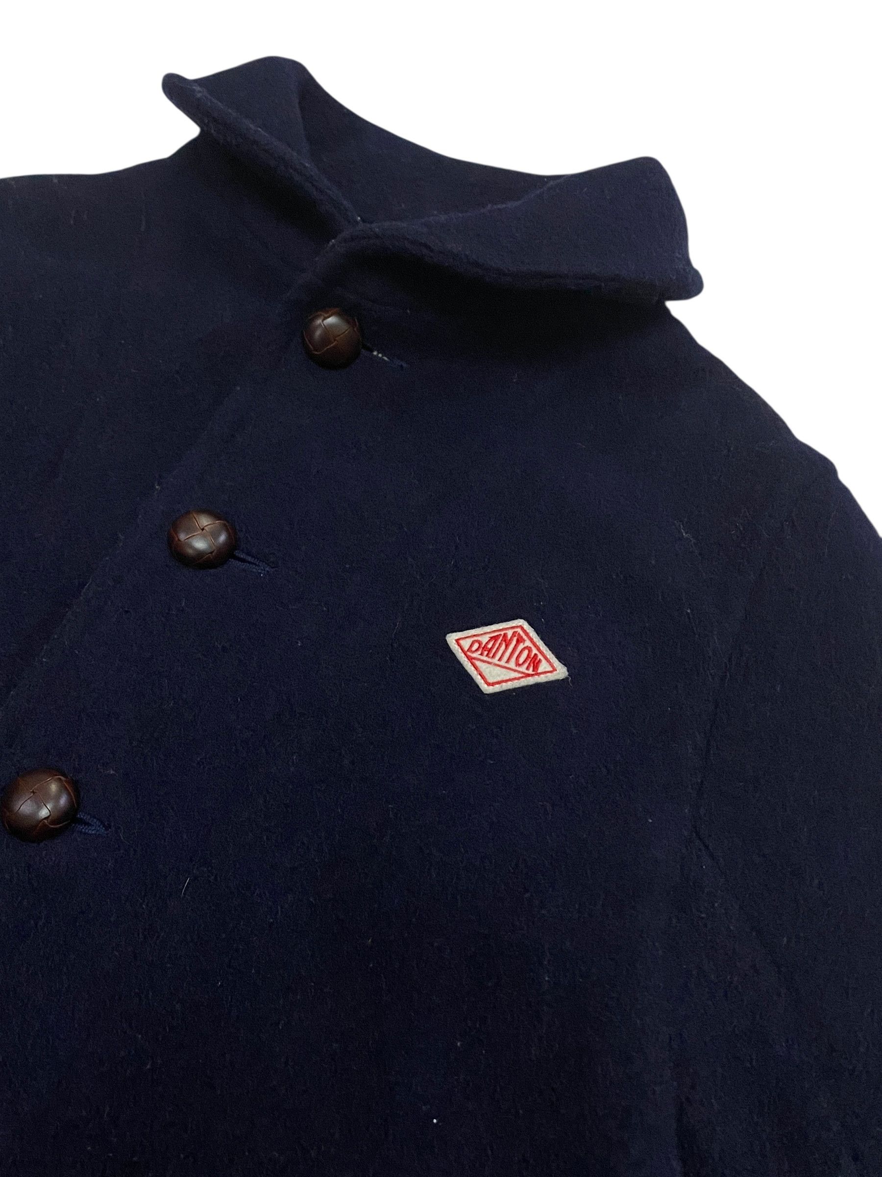 Danton Danton Vetements de Travail Round Collared Wool Navy Blue Size US S / EU 44-46 / 1 - 7 Thumbnail
