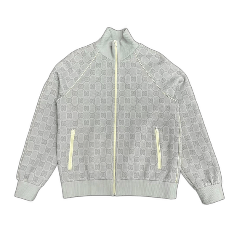Gucci GUCCI Logo Print ZipUp Long Sleeve Jacket-2506 Size US L / EU 52-54 / 3 - 1 Thumbnail