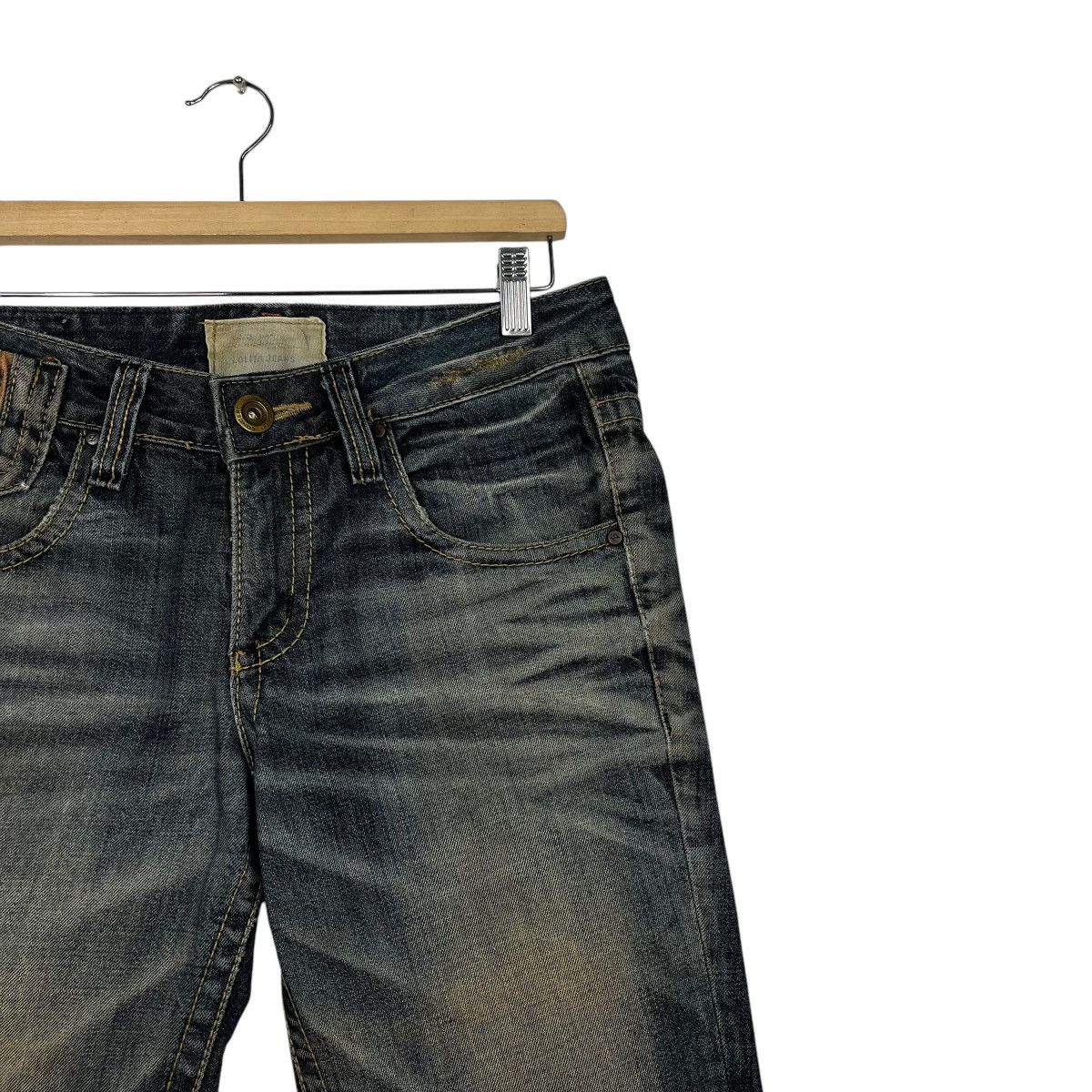 Japanese Brand Vintage Lolita Jeans Faded Denim Jeans Size 32" / US 10 / IT 46 - 5 Thumbnail
