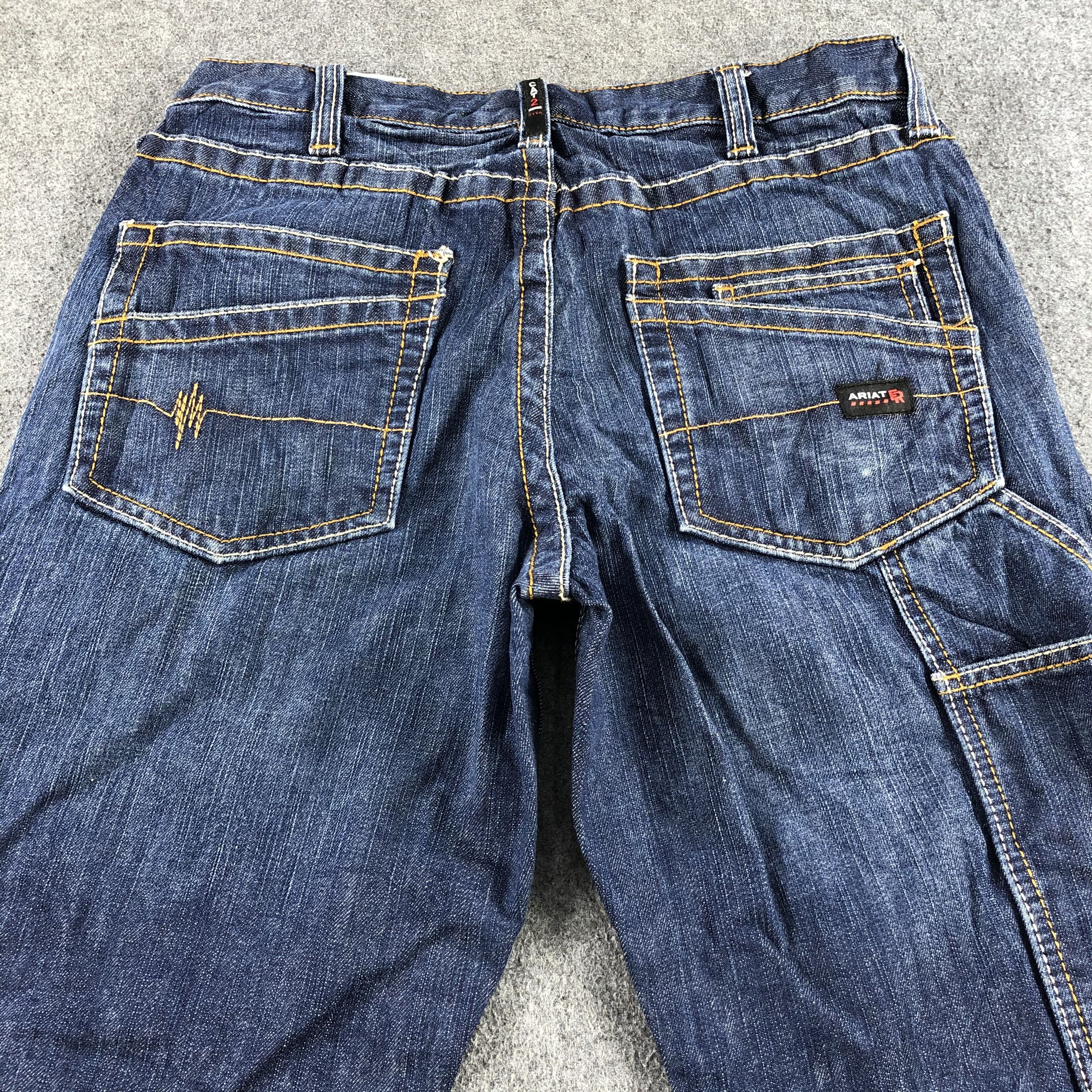 Ariat Vintage Blue Wash M4 Ariat Jeans-J2329 Size US 33 - 4 Thumbnail
