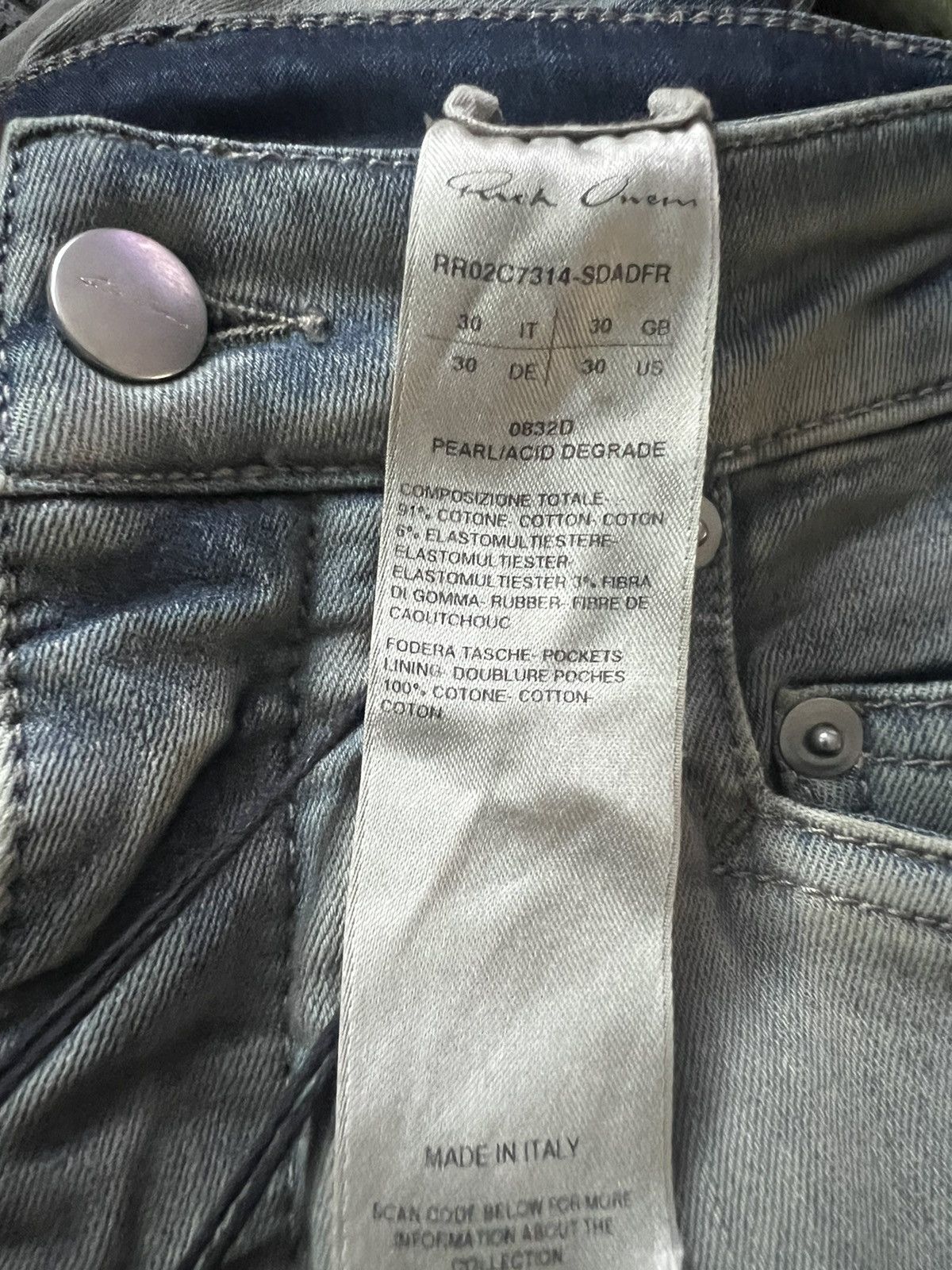Rick Owens FW23 Luxor Runway Tyrone jeans Size US 30 / EU 46 - 5 Thumbnail