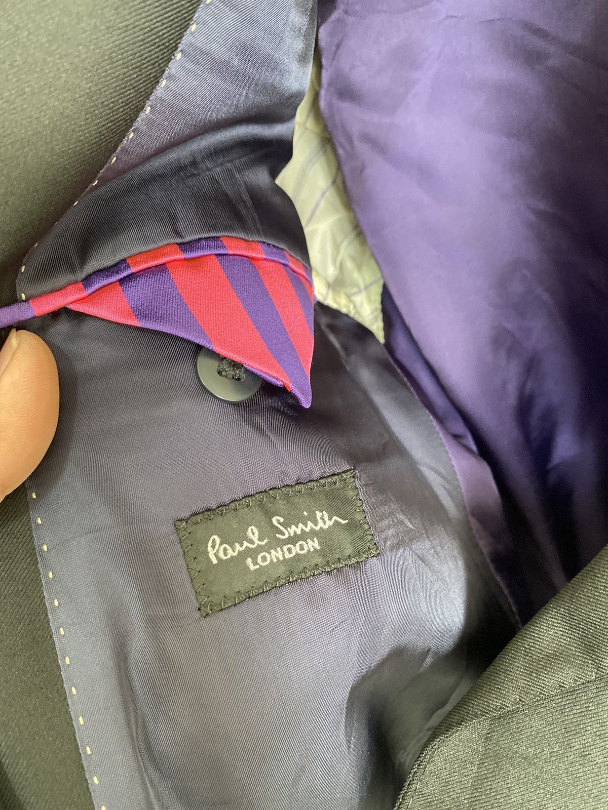 Designer × Loro Piana × Paul Smith Paul Smith X Loro Piana Black Blazer Size 38R - 6 Thumbnail