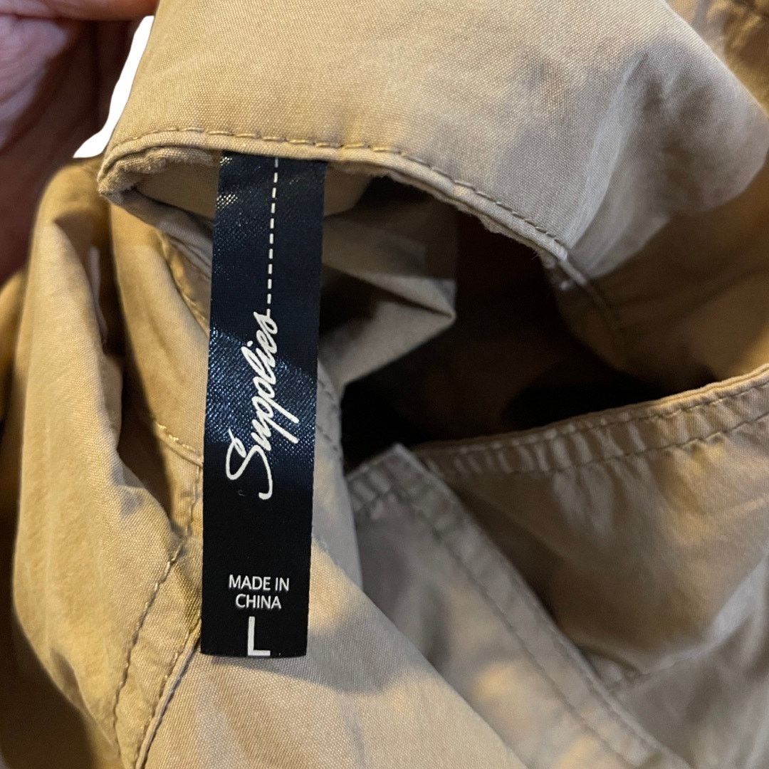 Other Supplies Utility Cotton Canvas Jacket Large Lightweight Y2K Size L / US 10 / IT 46 - 4 Thumbnail