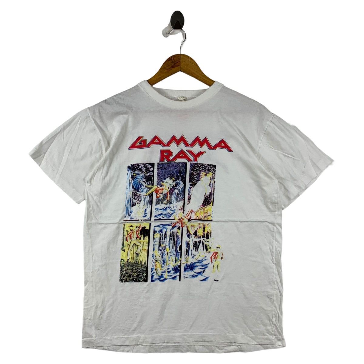 Band Tees Vintage 90s GAMMA RAY japan tour 1990 band tees Size US L / EU 52-54 / 3 - 1 Thumbnail