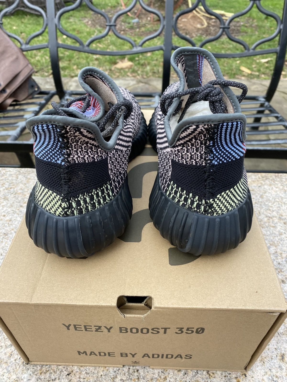 Adidas Yeezy Boost 350 V2 Yecheil Non-Reflective FW5190 Men SZ 10 Size US 10 / EU 43 - 4 Thumbnail