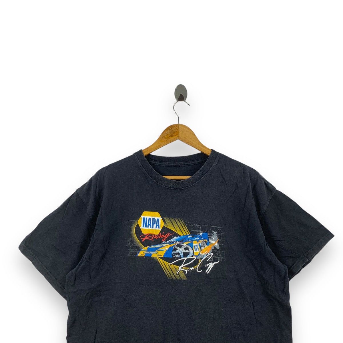 Vintage NAPA RACING DSR Don Schumacher Ron Capp Tee Shirt Top Nascar Size US XL / EU 56 / 4 - 2 Thumbnail
