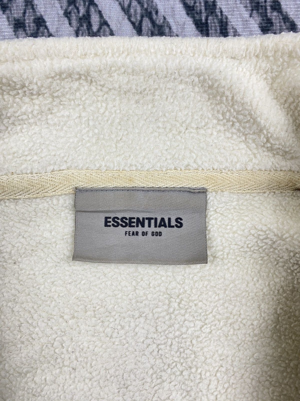 Essentials 🔥Essentials Fear Of God Half Zipper Fleece Baggy Sweatshirt Size US L / EU 52-54 / 3 - 7 Thumbnail