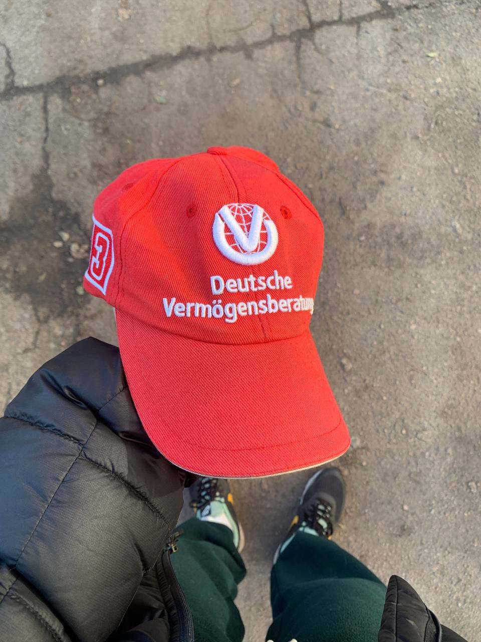 Vintage VERY RARE FERRARI MICHAEL SCHUMACHER CAP RETRO Y2K 90s SK8 Size ONE SIZE - 3 Thumbnail