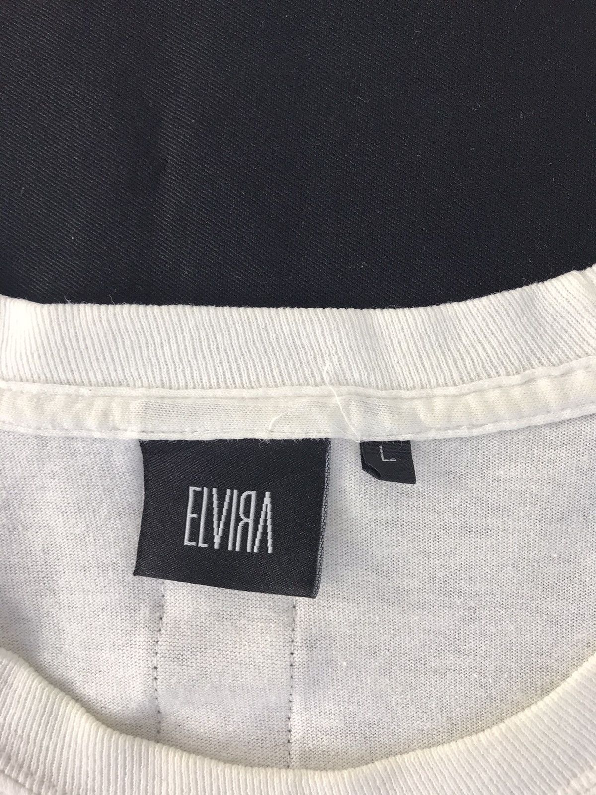 Japanese Brand Hype Elvira Net Checkered Side Tape Longsleeve Tee T-shirt Size US L / EU 52-54 / 3 - 6 Thumbnail