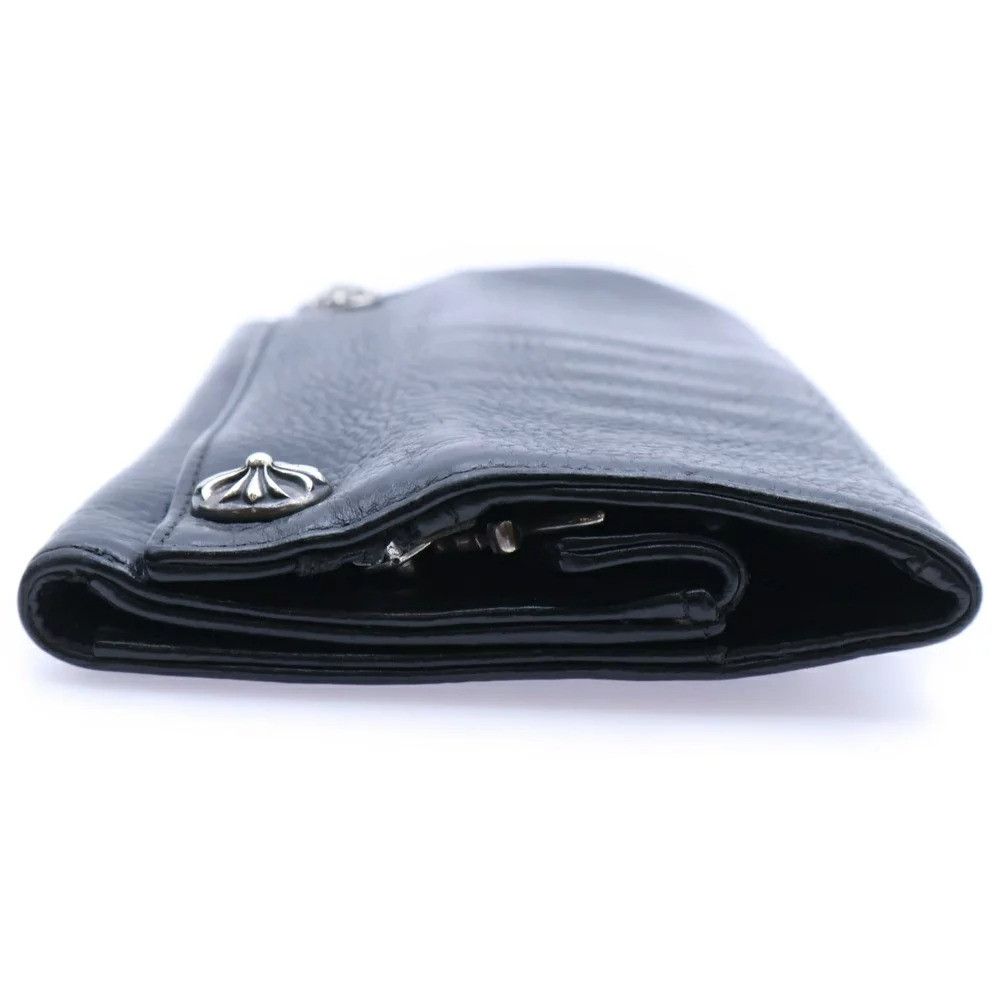 Chrome Hearts CHROME HEARTS CROSS BUTTON LEATHER LONG WALLET Size ONE SIZE - 4 Thumbnail