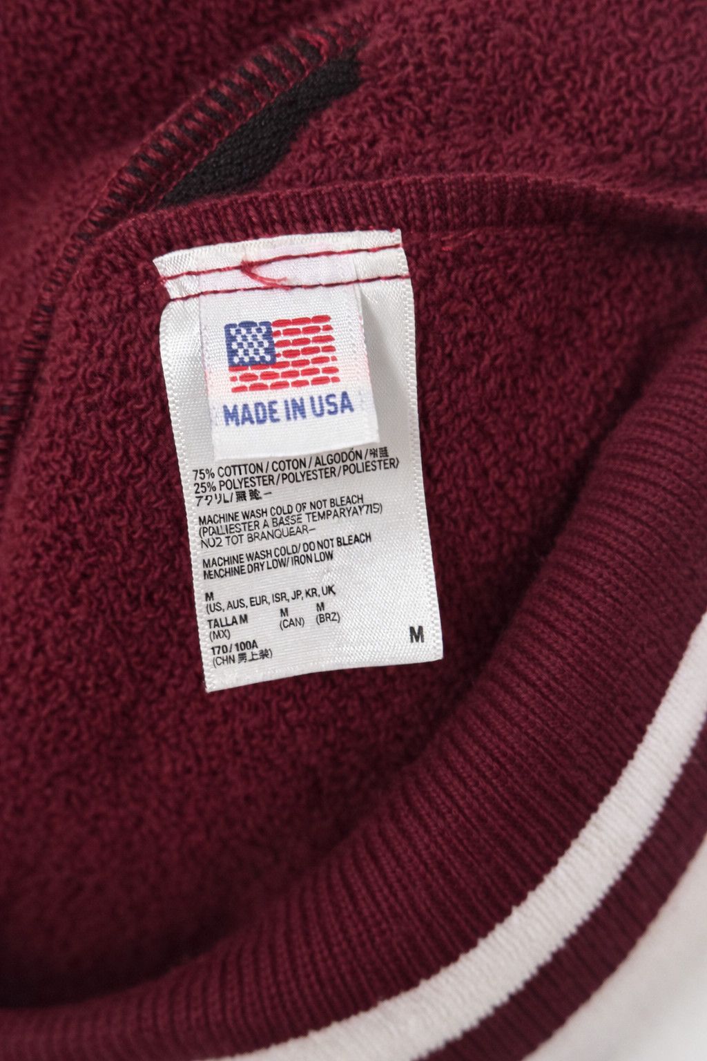 American Apparel American Apparel Vintage Varsity Jacket Red White USA Size US M / EU 48-50 / 2 - 3 Thumbnail