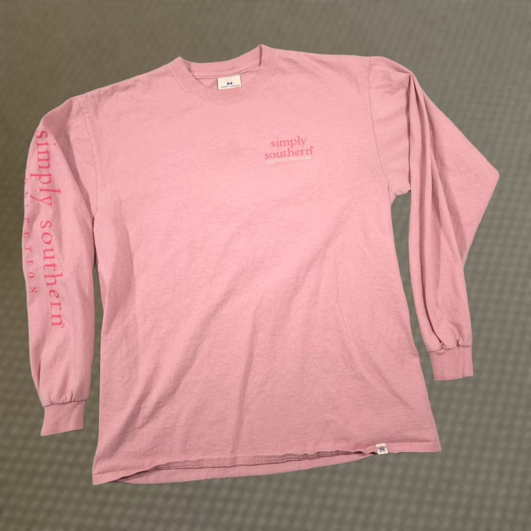 Pinko Simply Southern Shirt Womens Large Pink Tacos Cant Fix Long Sleeve Tee Top Size L / US 10 / IT 46 - 1 Thumbnail