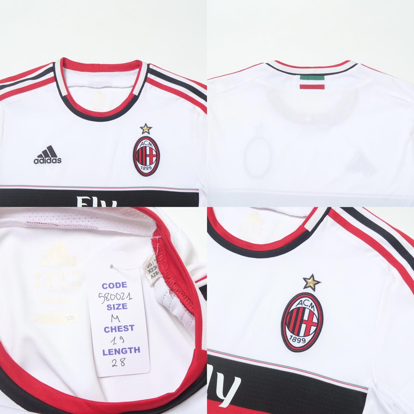Adidas 2012/13 AC Milan Away Shirt Adidas (M) Size US M / EU 48-50 / 2 - 4 Thumbnail