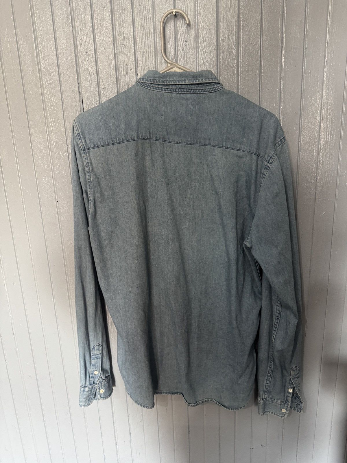 Sandro Sandro Paris Denim Shirt Size US L / EU 52-54 / 3 - 3 Thumbnail