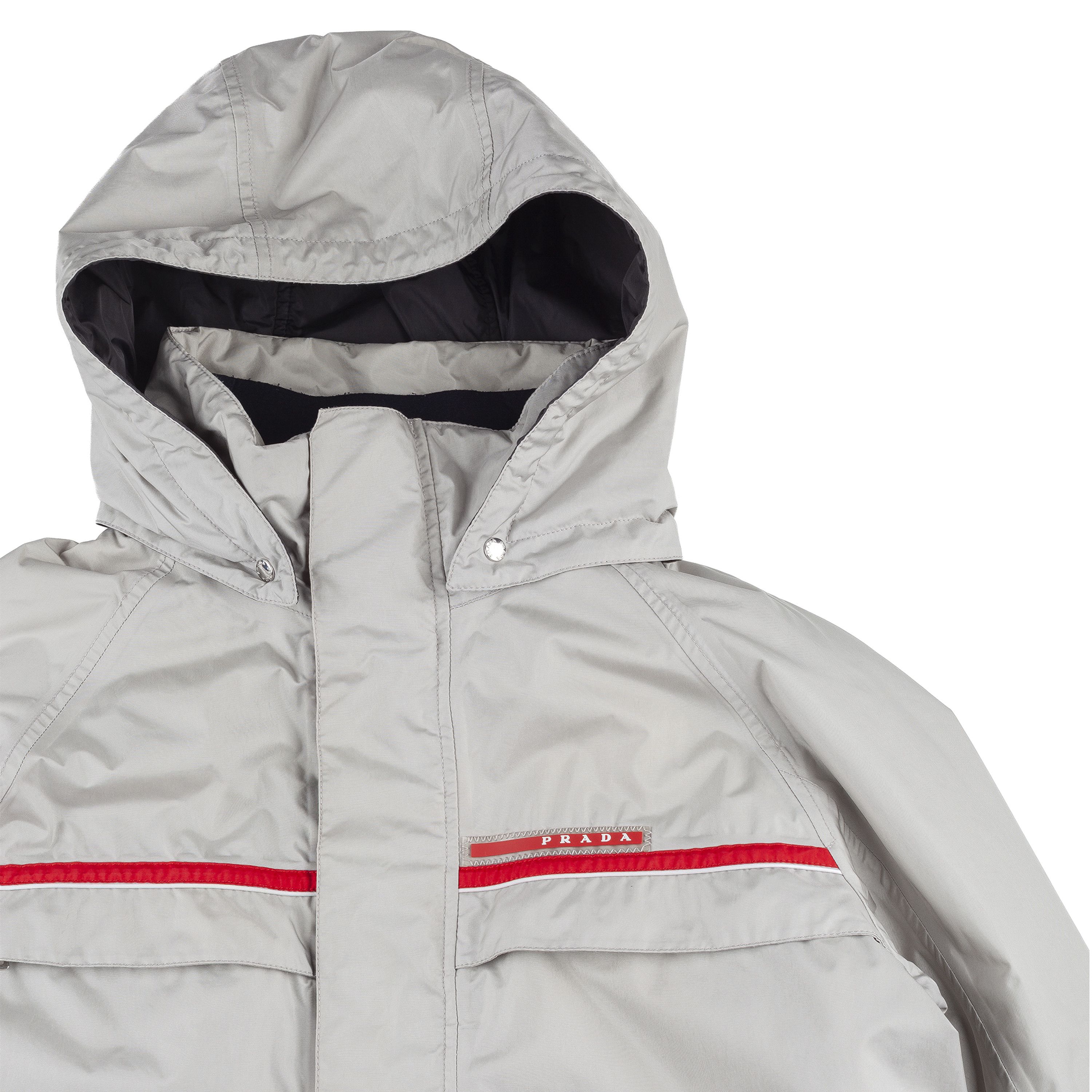 Prada Prada Sport Vintage Active Gray Waterproof Insulated Jacket Size US XL / EU 56 / 4 - 2 Thumbnail