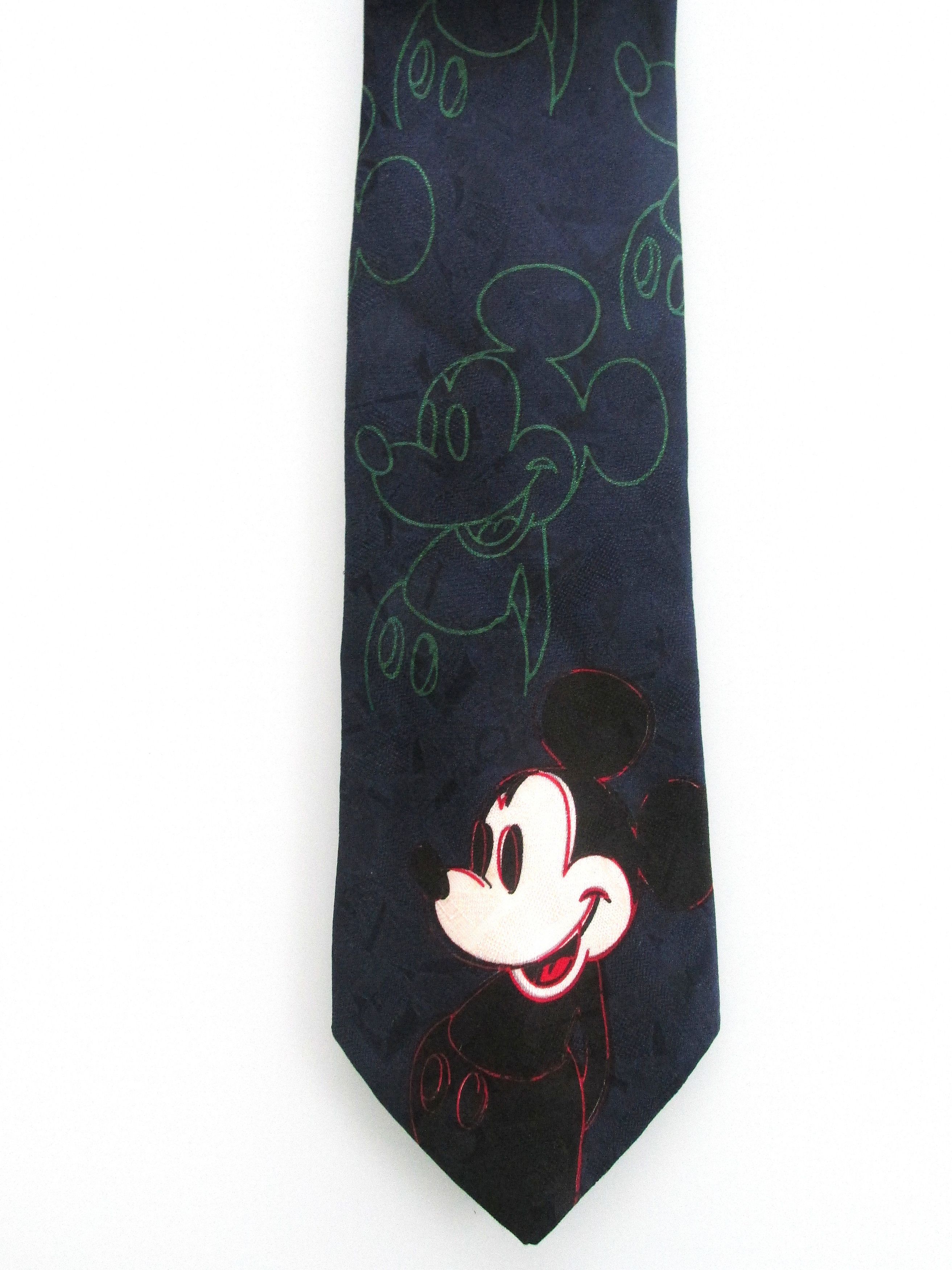 Disney Mickey Mouse/Disney Men's Silk Tie Size ONE SIZE - 2 Thumbnail