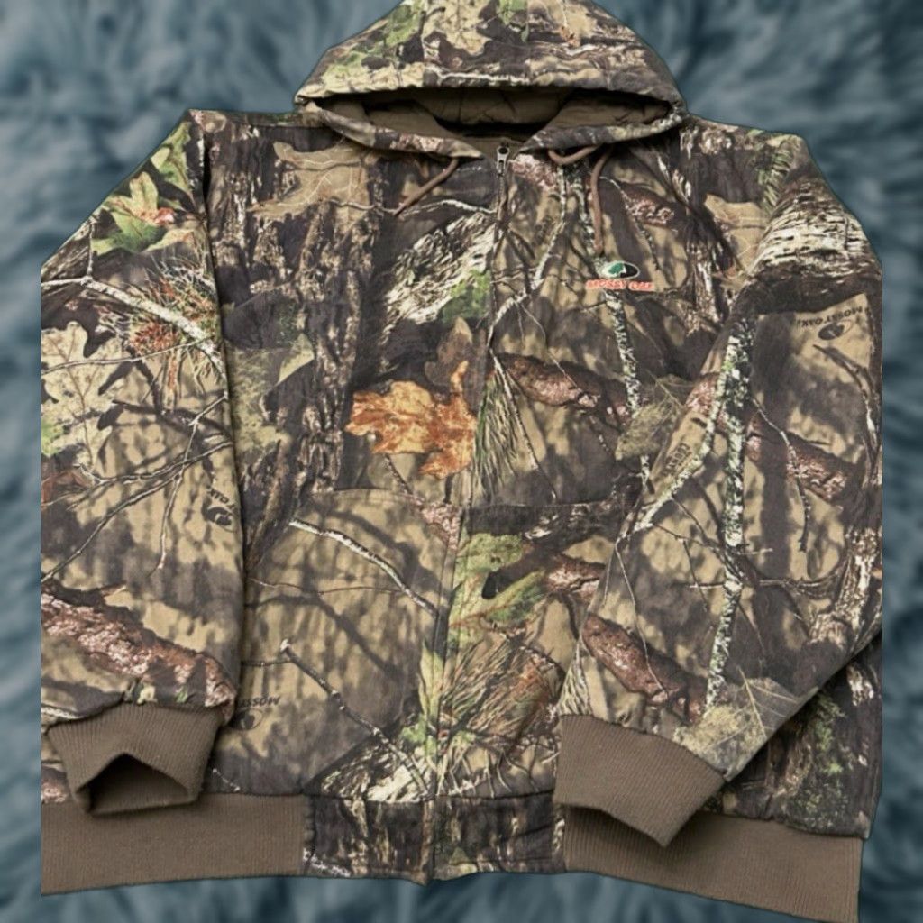 Vintage VINTAGE Mossy Oak Real Tree Camo Hunter Work Detroit Hoodie Jacket 2XL Mens Size US XXL / EU 58 / 5 - 1 Thumbnail