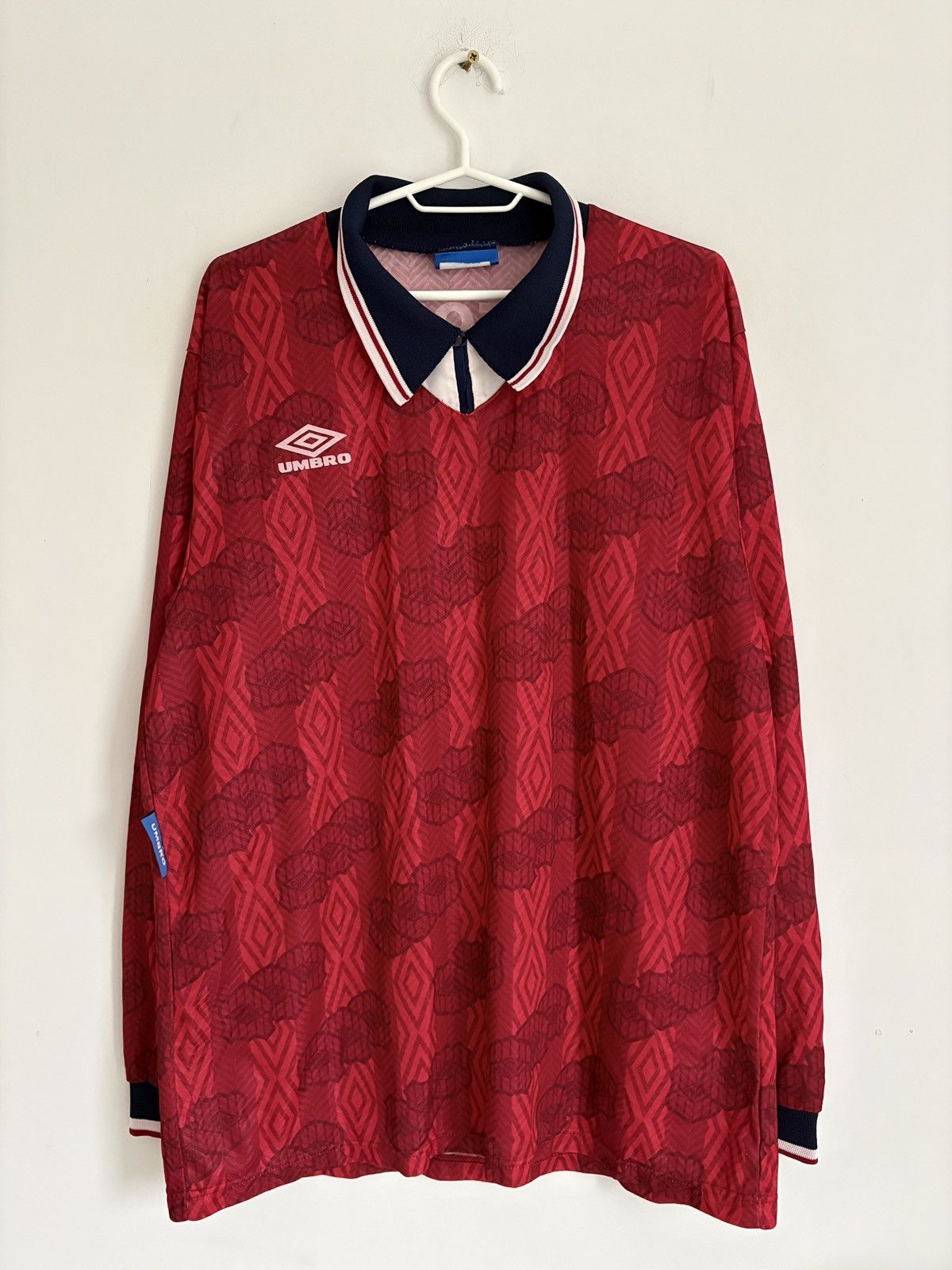 Umbro Rare 1992-94 Umbro Woolton FC Match Worn Style Jersey XL Size US XL / EU 56 / 4 - 1 Thumbnail
