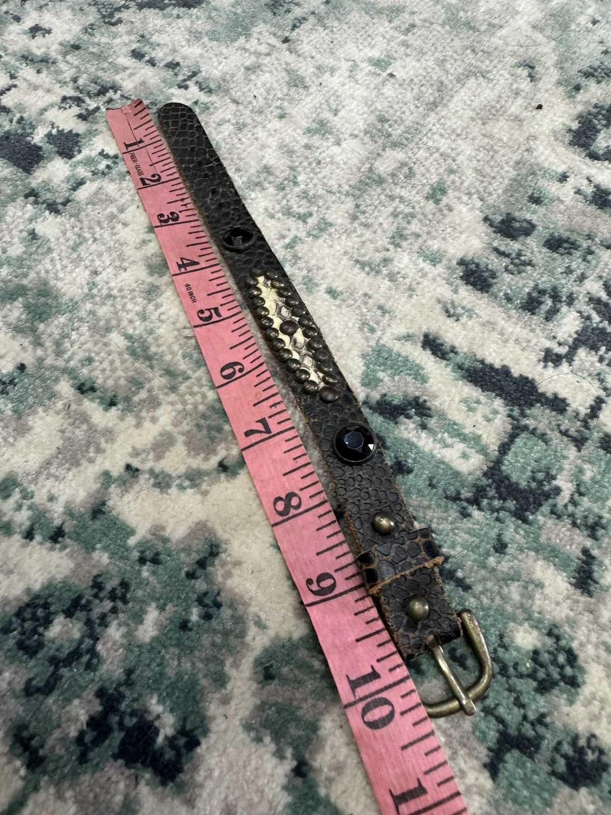 Genuine Leather NATIVE SNAKE LEATHER PATCH BRACELET Size ONE SIZE - 4 Thumbnail