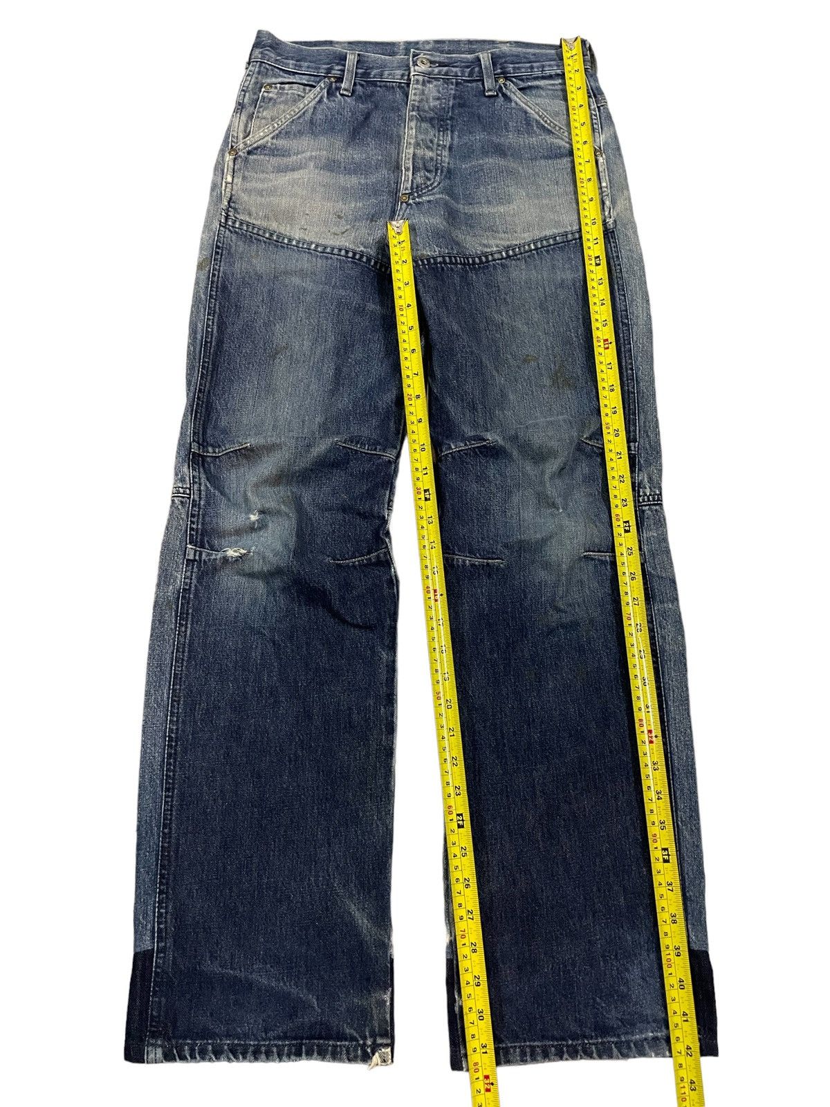 G-Star Vintage G-Star Two Tone Avant Garde Style Loose Baggy Jeans Size US 31 - 13 Thumbnail