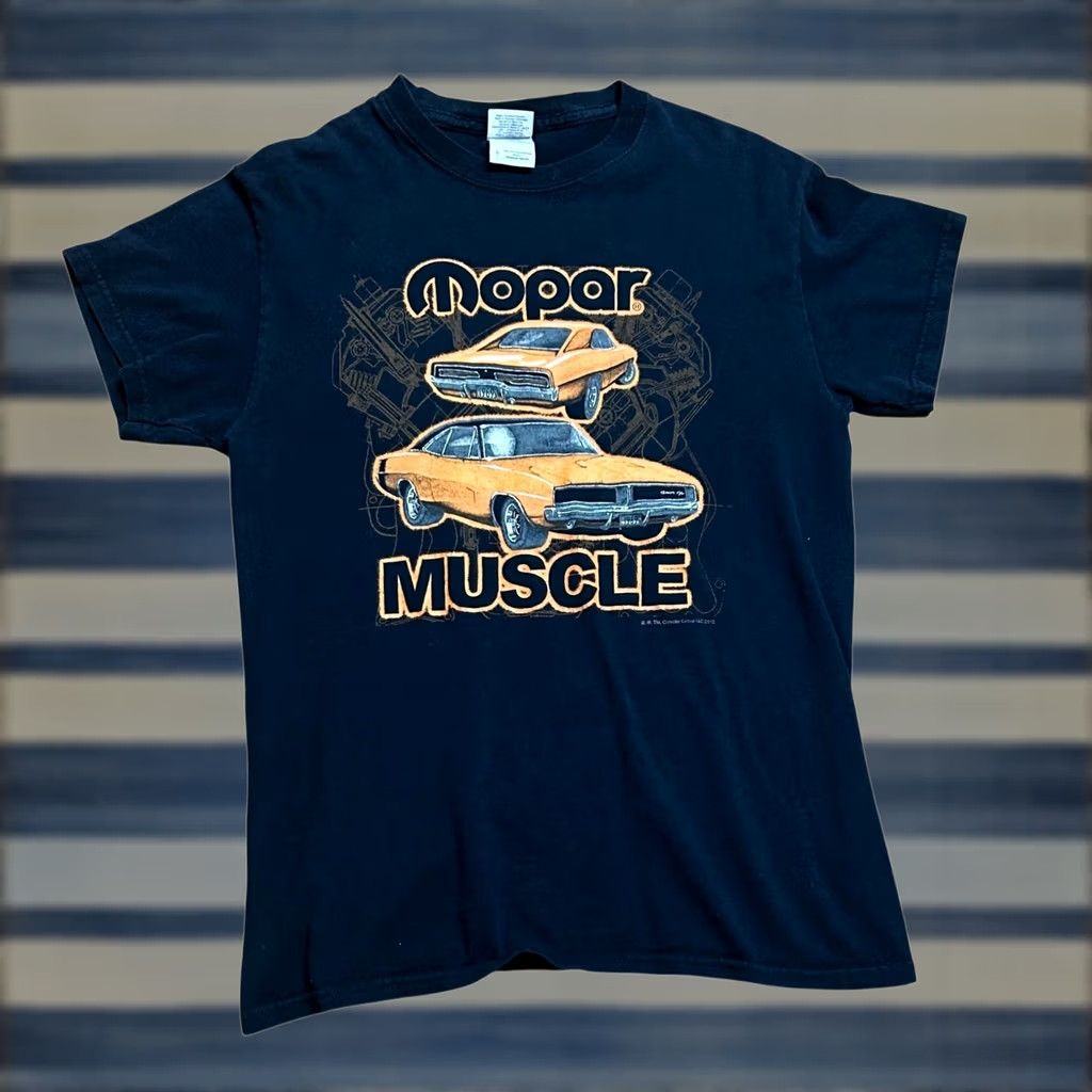Vintage MoPar Muscle 1969 Dodge Orange Charger Black T Shirt Short Sleeve Tee Cars Small (S) Mens Shirt Graphic Print Size US S / EU 44-46 / 1 - 1 Thumbnail