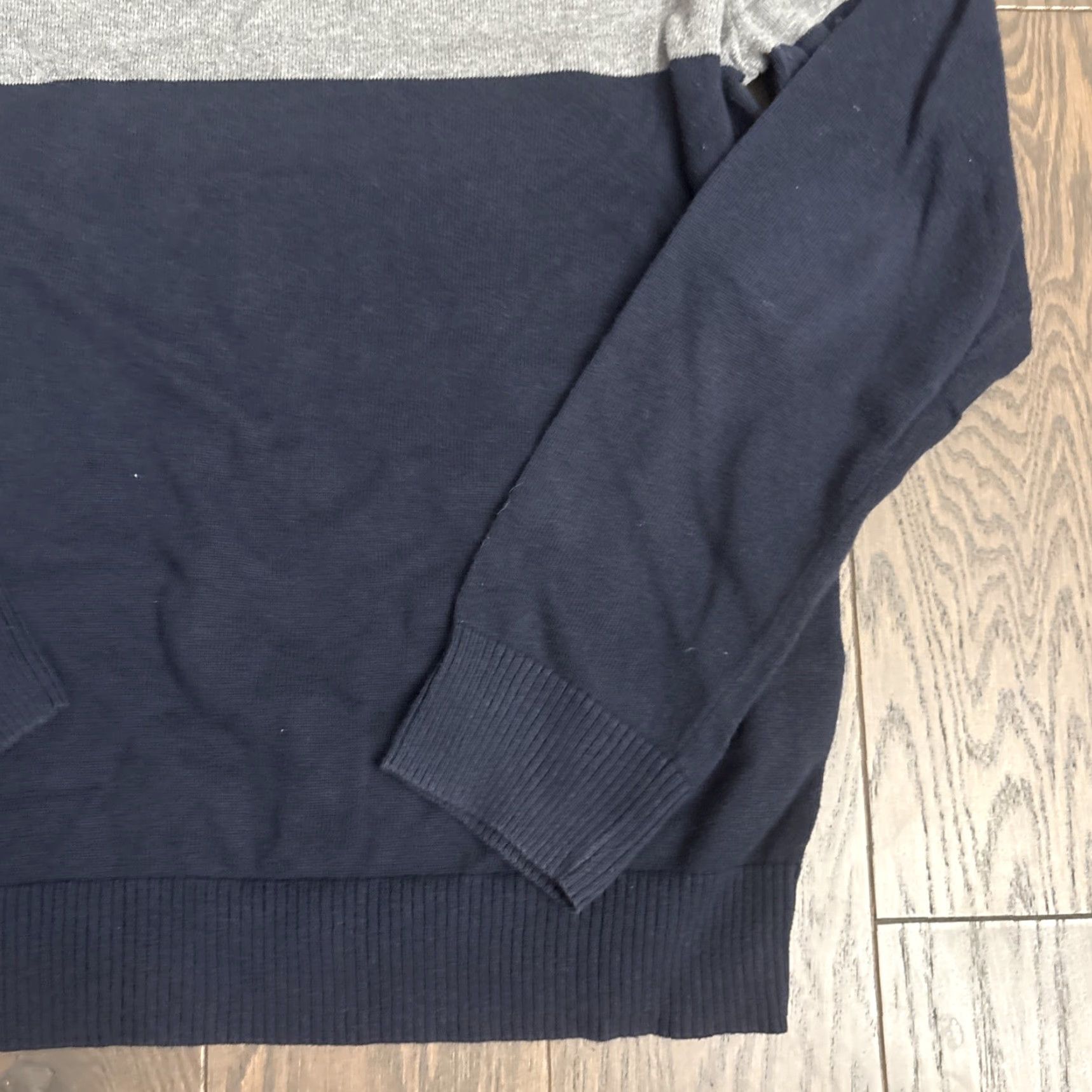 Banana Republic Banana Republic Sweater Mens Cotton Crewneck Pullover Colorblock Medium M Blue Size US M / EU 48-50 / 2 - 3 Thumbnail