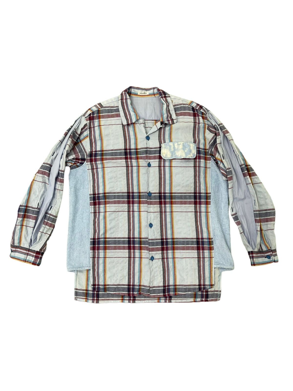 Hybrid Shirt Milk Boy Japan Check Towel 5🟩2