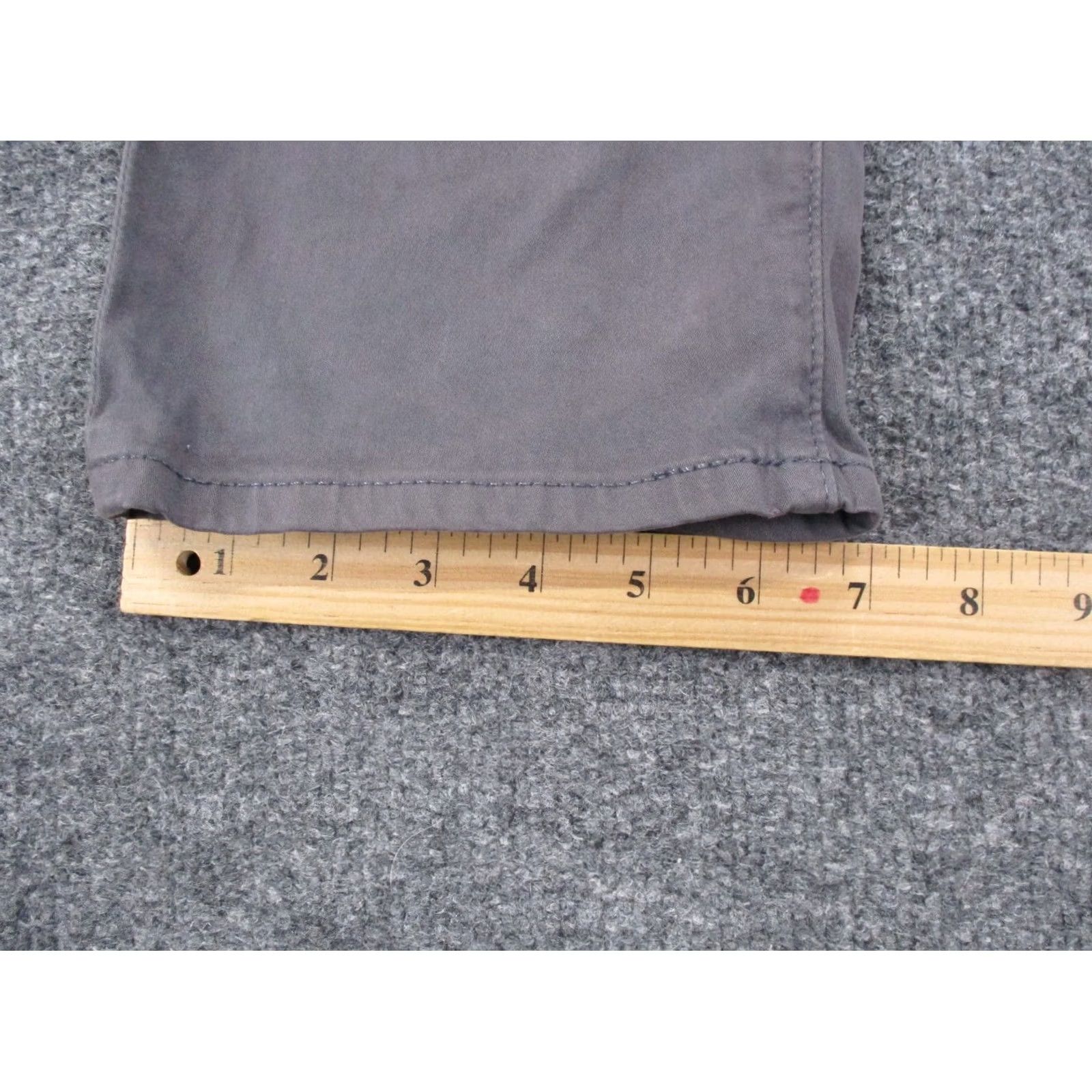 Vintage AG Adriano Goldschmied Pants Mens 34 X 32 Gray Everett Slim Straight Chino Casual Business Size US 34 / EU 50 - 5 Thumbnail