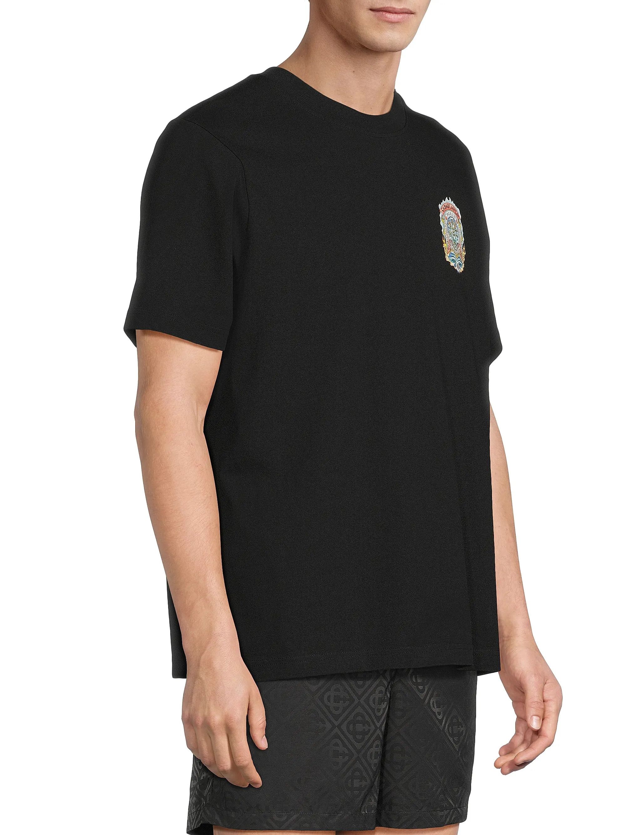 Casablanca os11x0725 Casa Way Skate Printed T-Shirt in Black Size US M / EU 48-50 / 2 - 4 Thumbnail