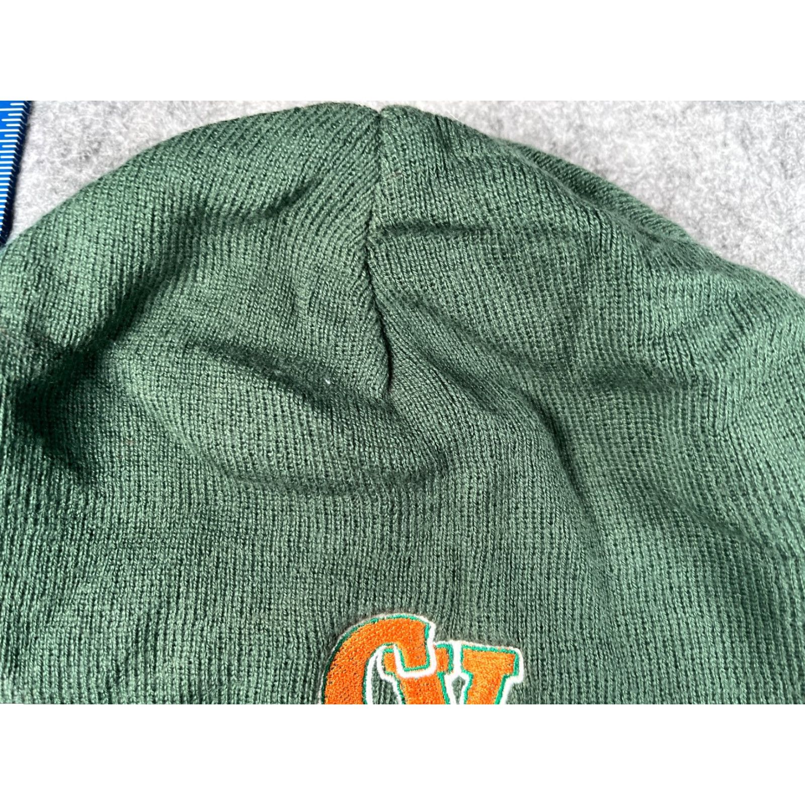 Vintage Campo Verde High School Beanie Toque Adult One Size Green Knit Cotton Polyester Size ONE SIZE - 3 Thumbnail