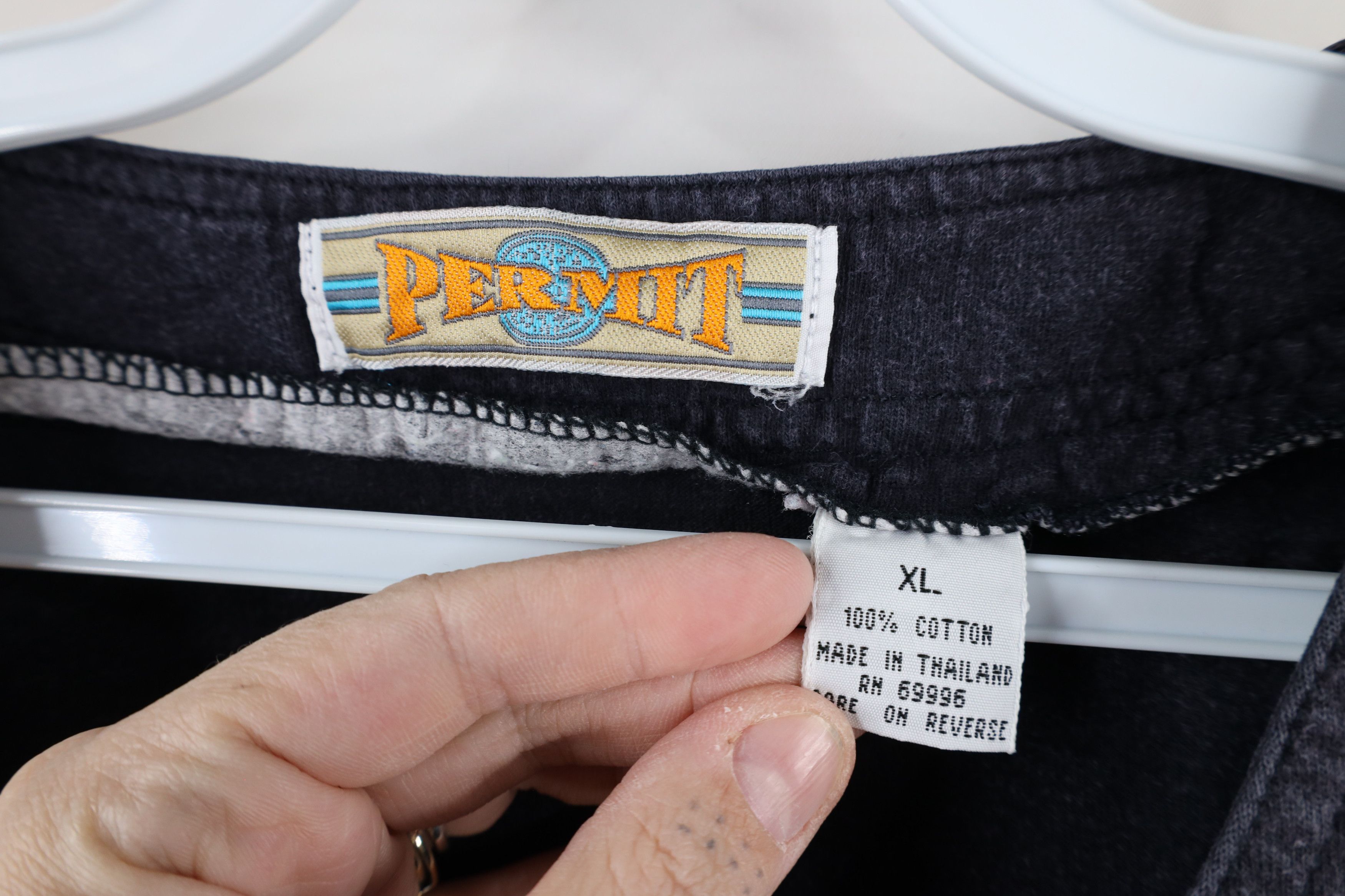 Vintage Vintage 90s Streetwear Block Hip Hop Permit Baseball Jersey Size US XL / EU 56 / 4 - 9 Thumbnail