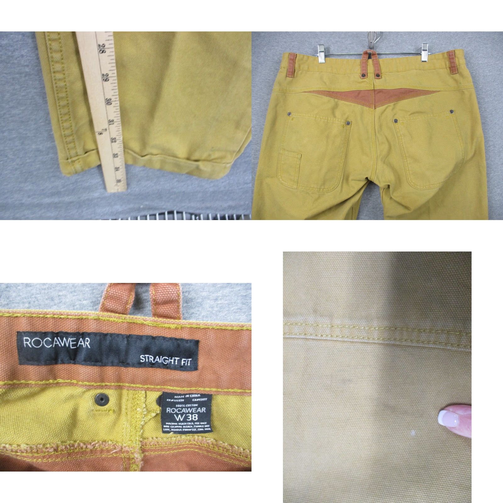 Rocawear Rocawear Jeans Men 38 Baggy Brown Denim Y2K Straight Streetwear Size US 38 / EU 54 - 8 Thumbnail