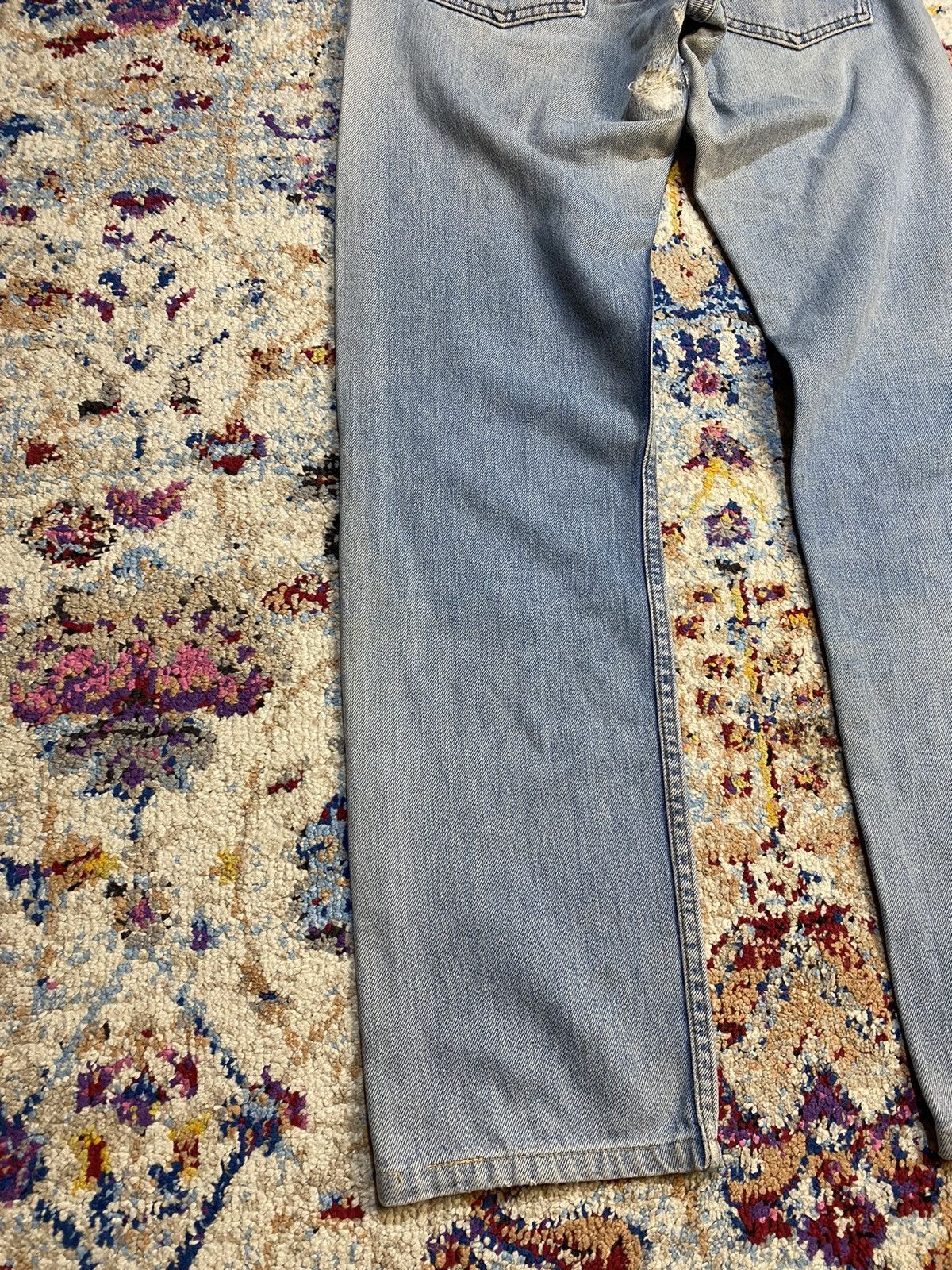 Levi's 80s Orange Tab Levi's non selvedge 347 Rindem Blue Jeans W32 Size US 32 / EU 48 - 3 Thumbnail