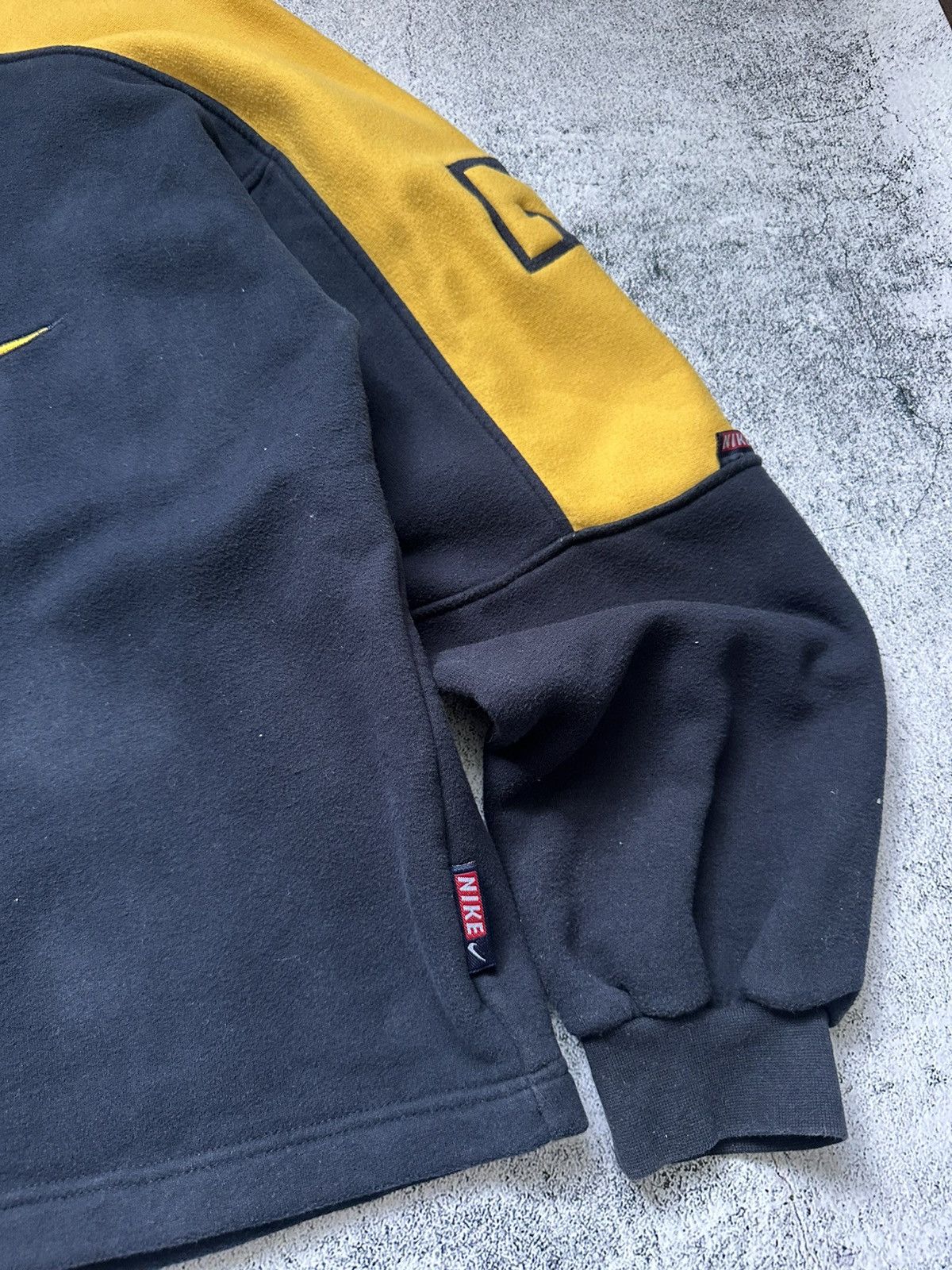 Nike Made in USA Nike Sweatshirt Oversize Fit Yellow Logo Size US L / EU 52-54 / 3 - 6 Thumbnail