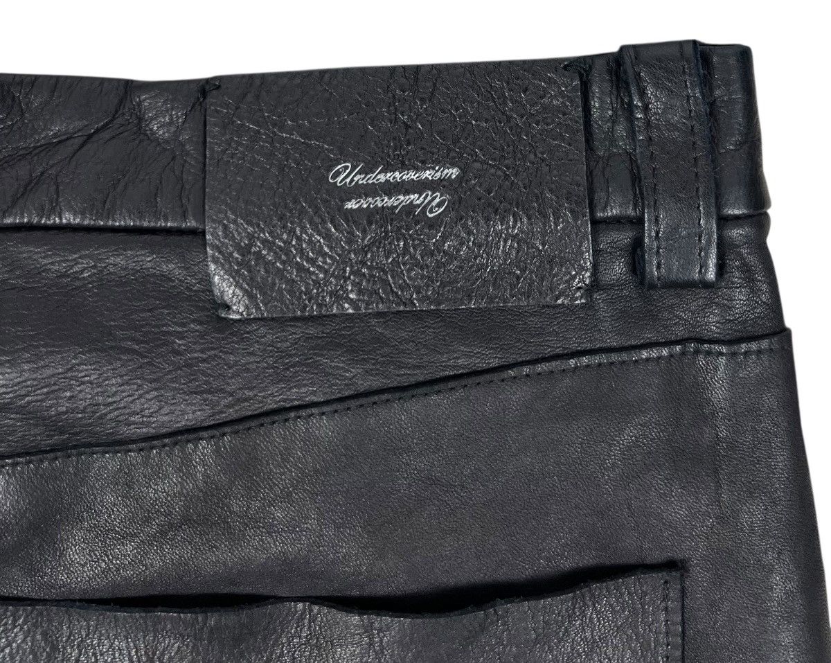 Undercover UNDERCOVERISM AW04 Denim Cowhide Leather Jeans Size US 30 / EU 46 - 9 Thumbnail
