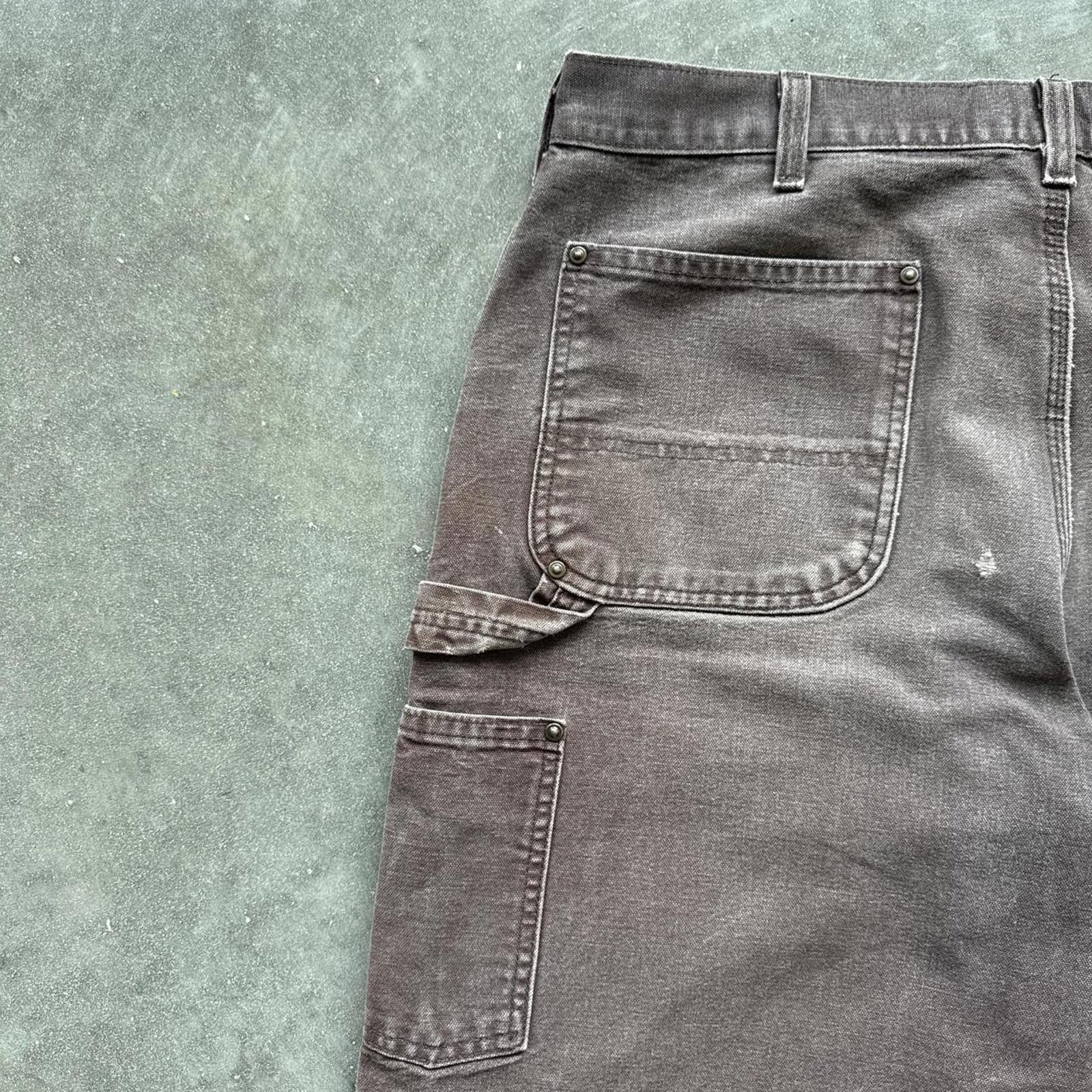 Carhartt Brown Carpenter Carhartt Double Knee Vintage Work Pants Size US 38 / EU 54 - 6 Thumbnail