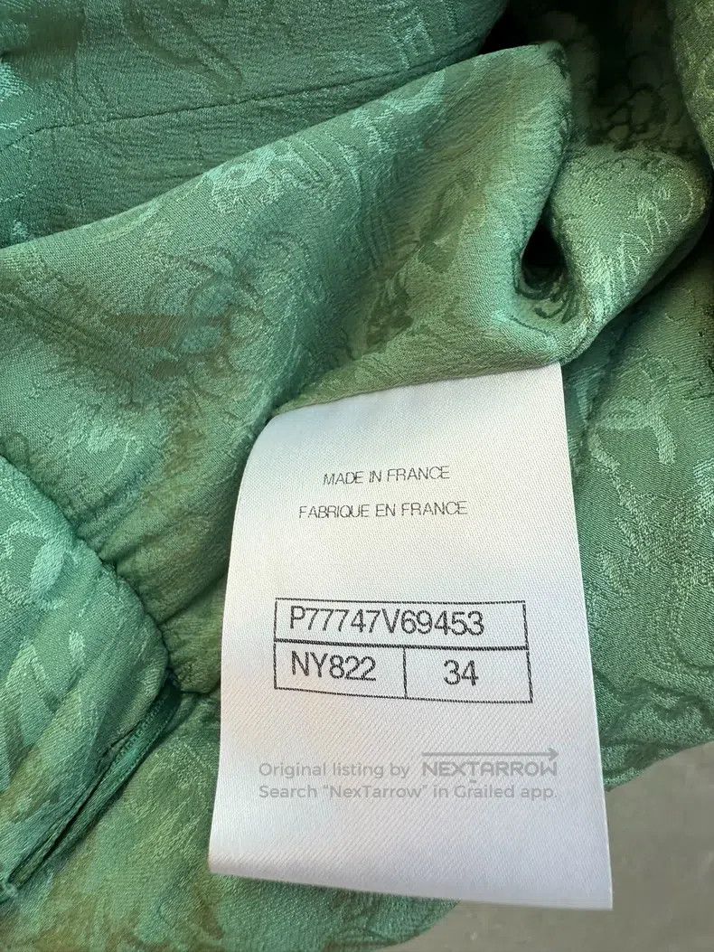 Chanel Chanel 24a green skirt Size 42" / US 20 - 6 Thumbnail