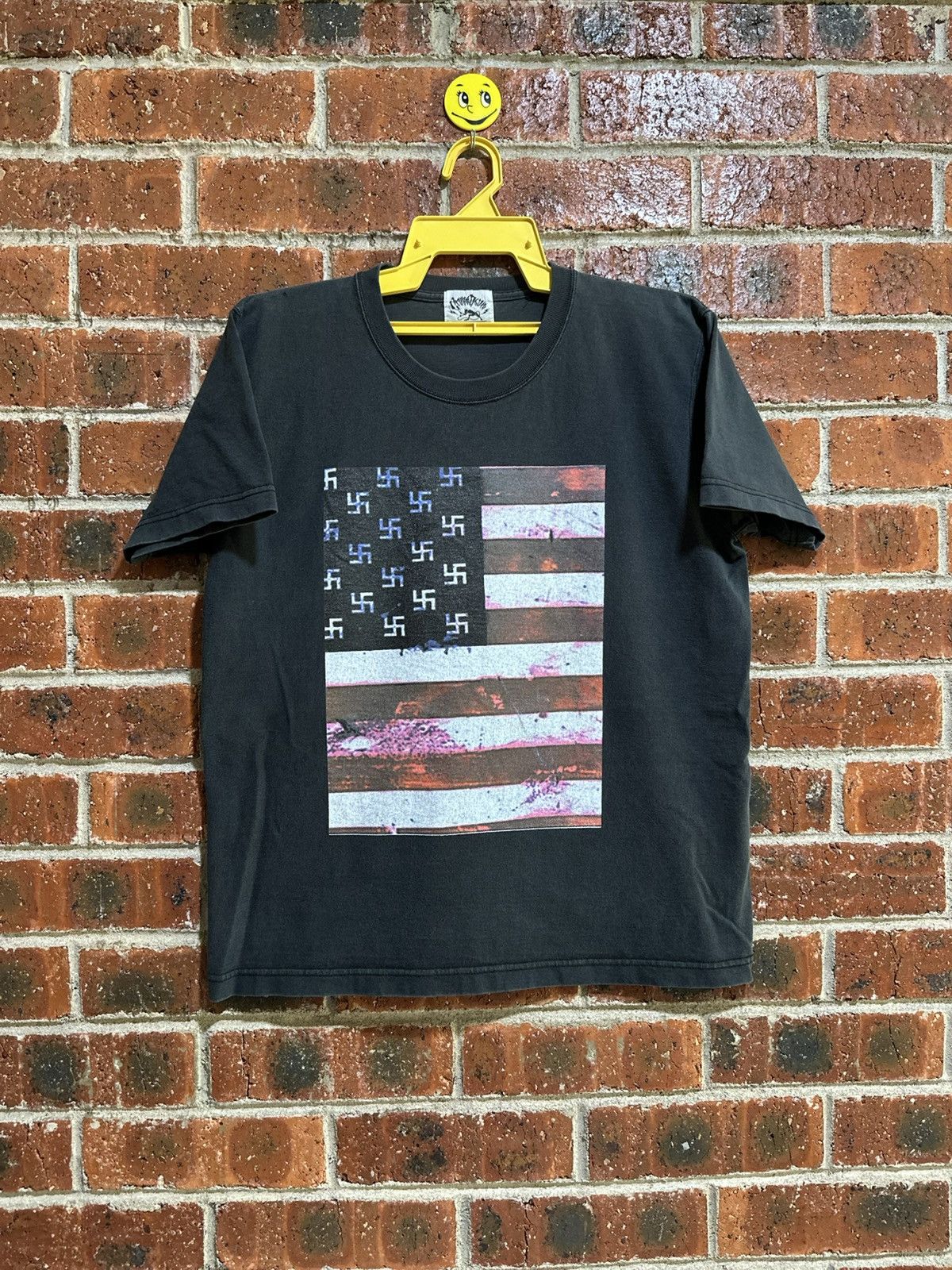 Japanese Brand Vintage Crunk Devil Flag Faded Tee Size US M / EU 48-50 / 2 - 1 Thumbnail