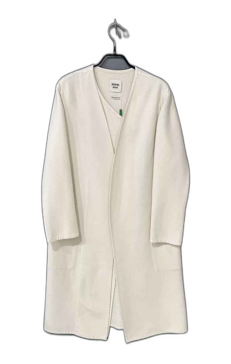 Hermes Long Cashmere Coat by HERMES Size XS / US 0-2 / IT 36-38 - 1 Thumbnail